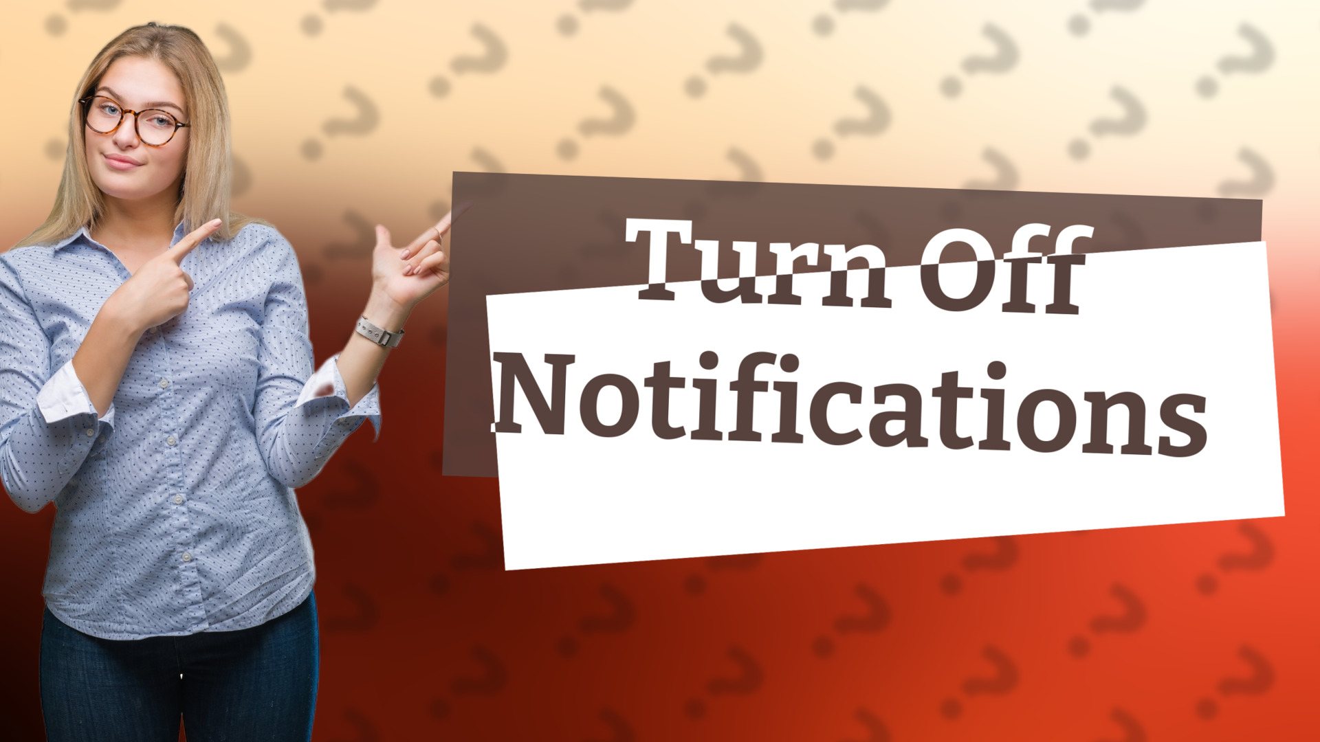 Turn Off Notifications