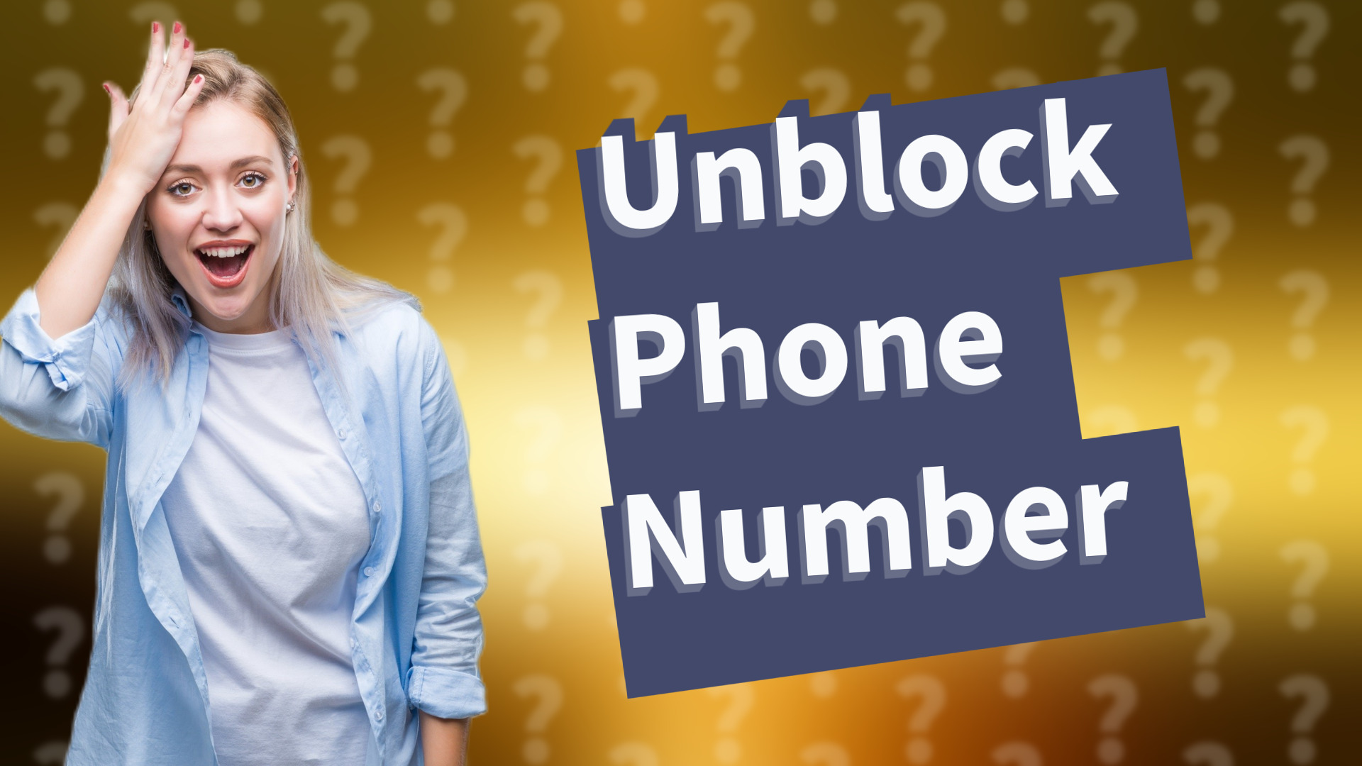Unblock Phone Number