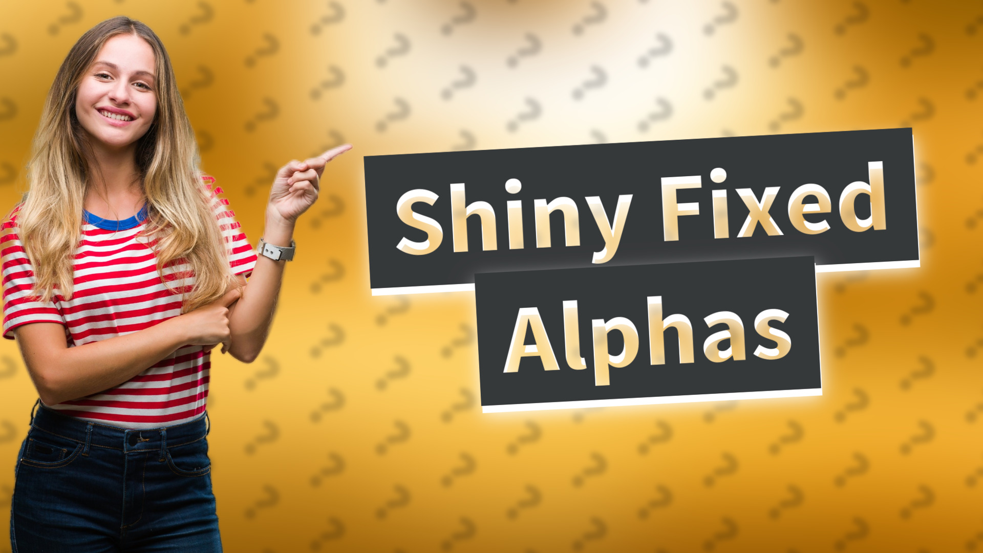 Shiny Fixed Alphas