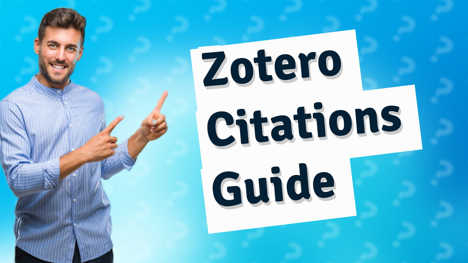 Zotero Citations Guide