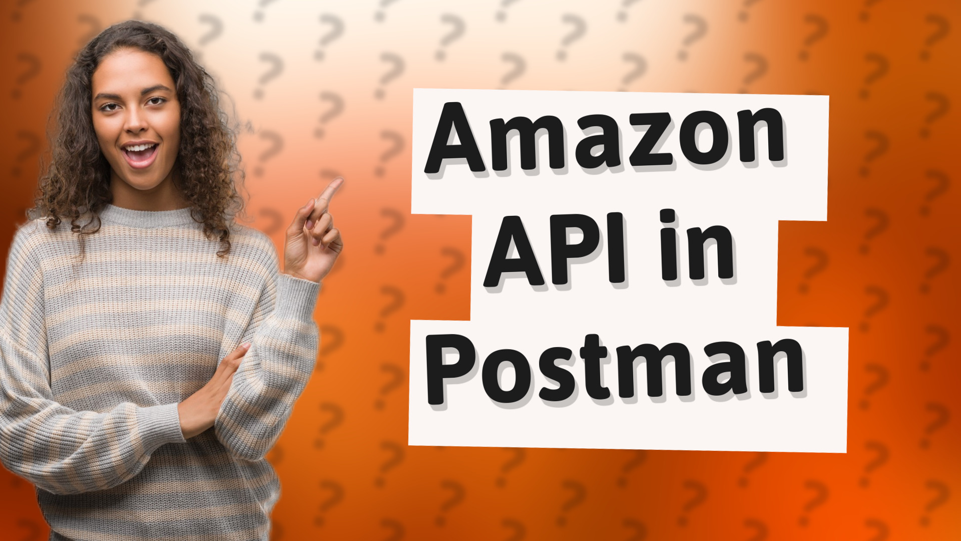 Amazon API in Postman