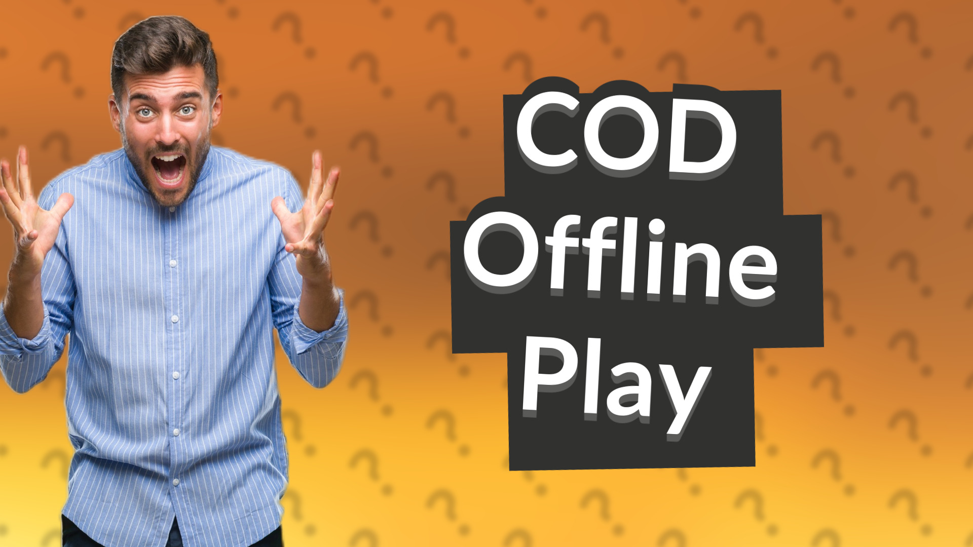 COD Offline Play
