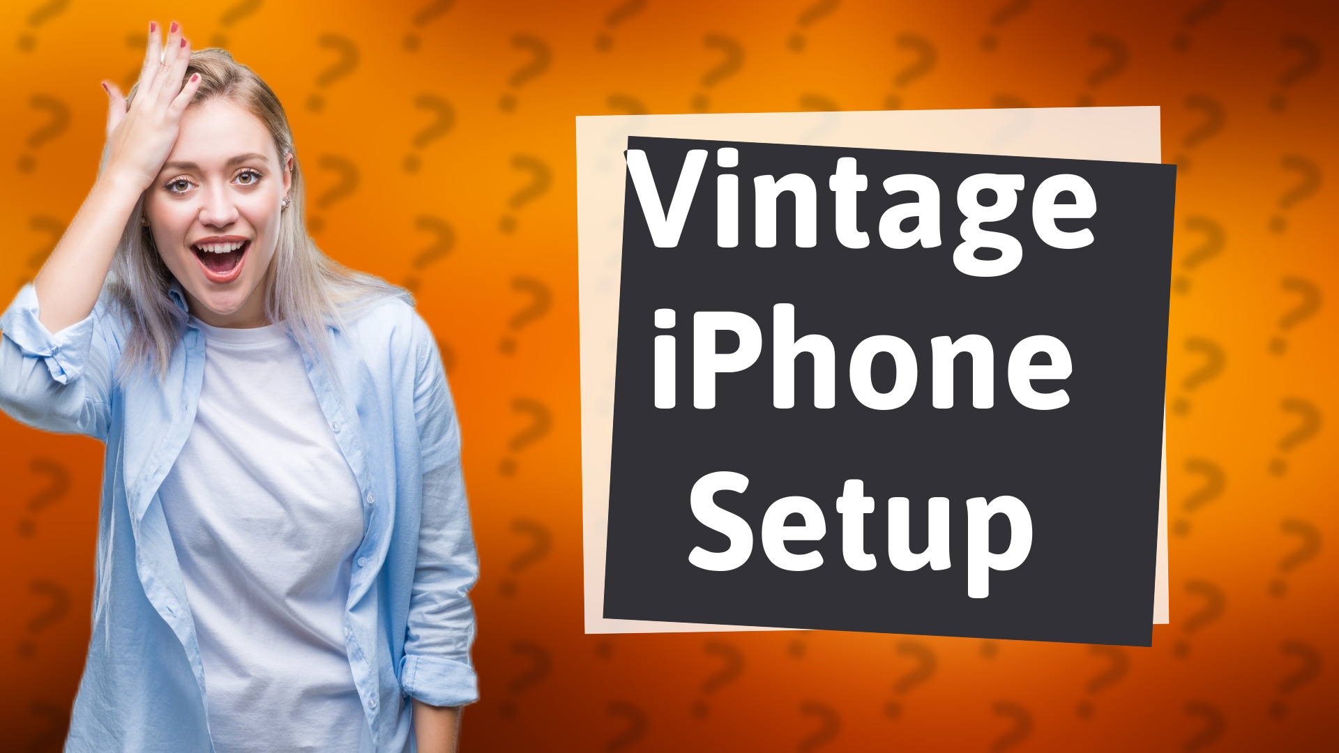 Vintage iPhone Setup