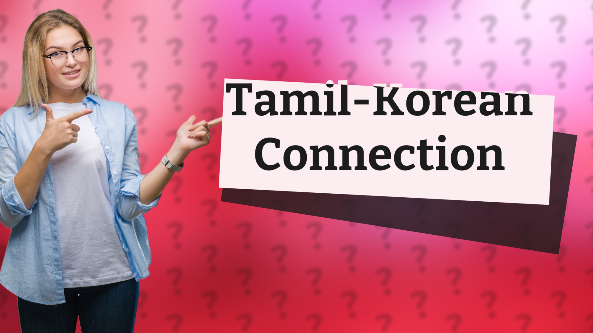 Tamil-Korean Connection