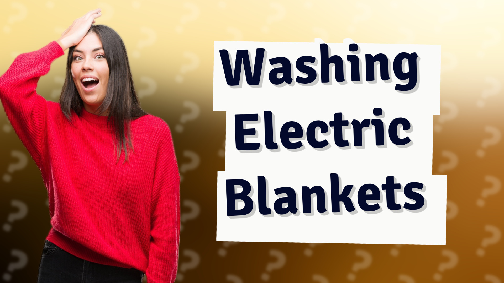 Washing Electric Blankets