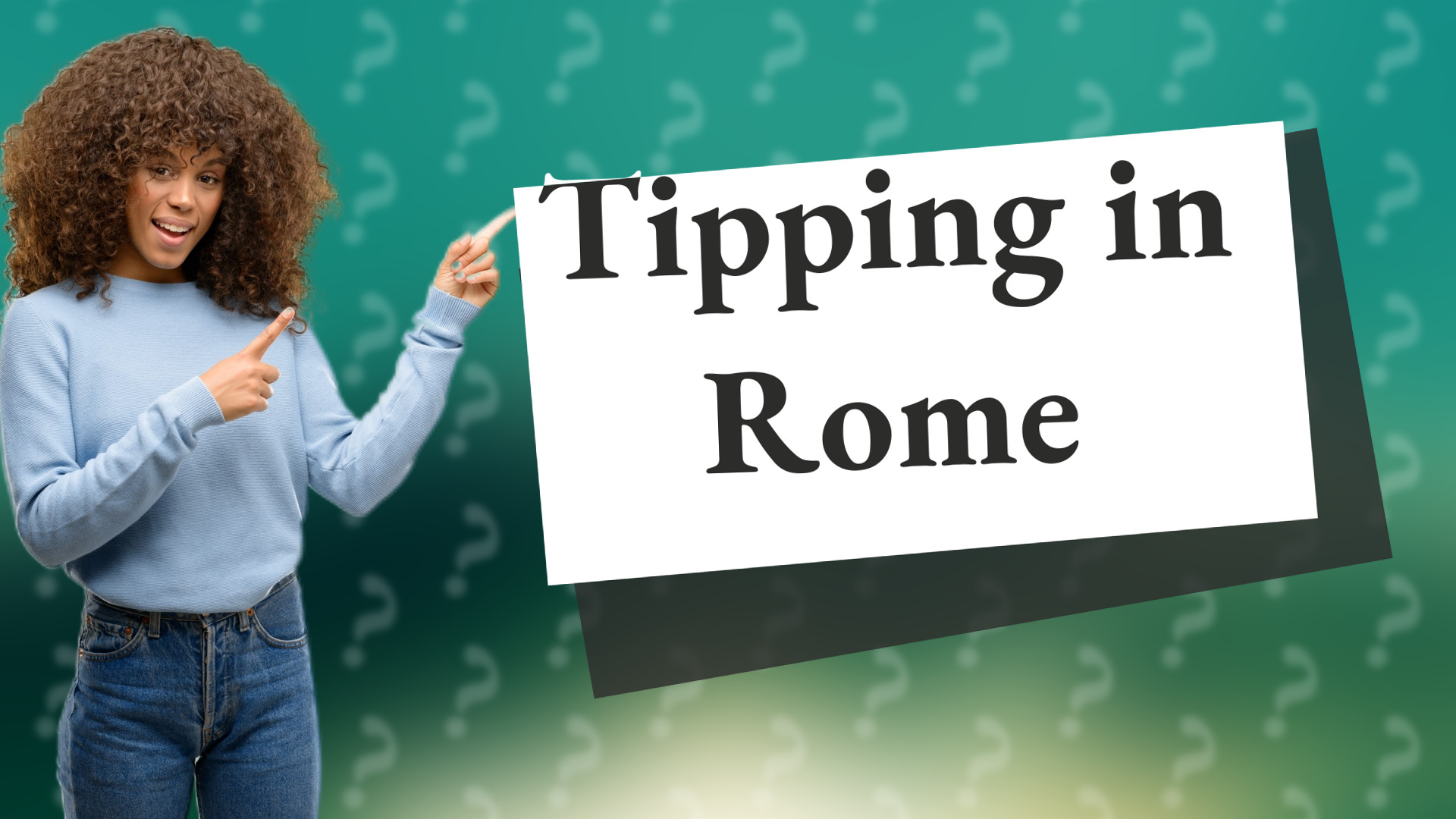 Tipping in Rome