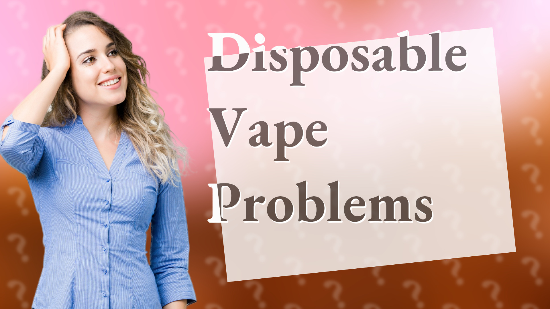 Disposable Vape Problems
