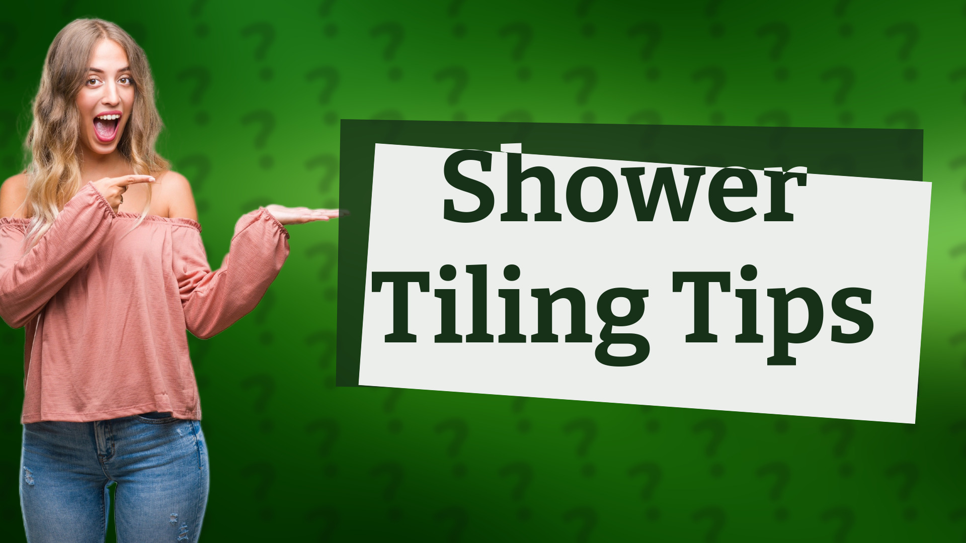 Shower Tiling Tips