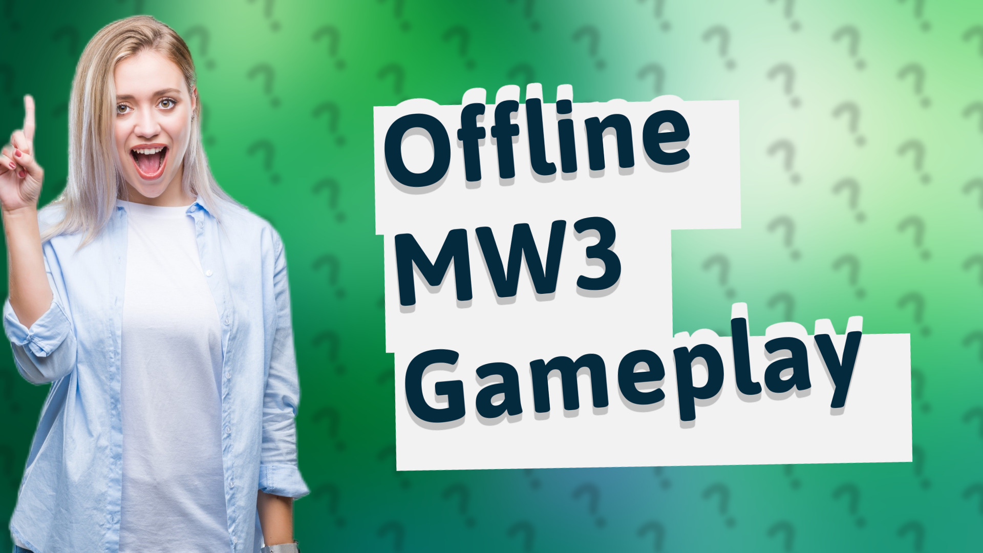 Offline MW3 Gameplay