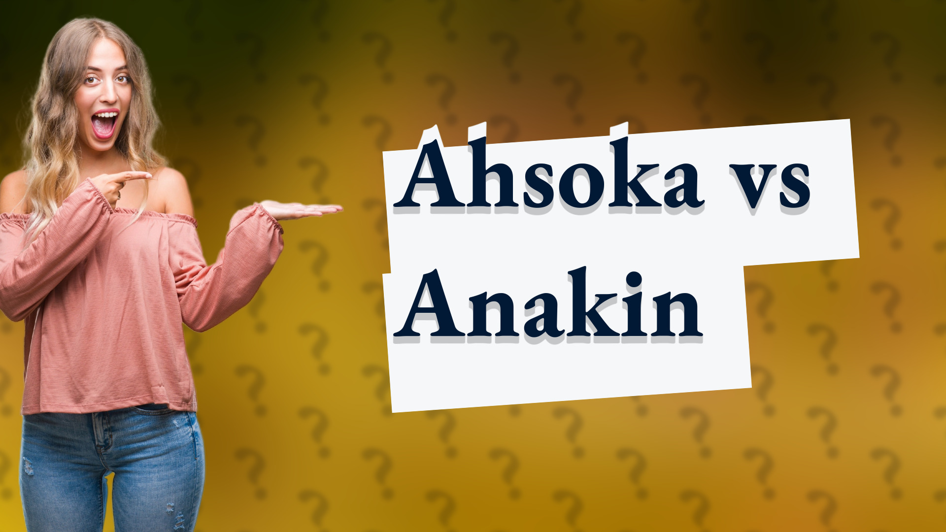 Ahsoka vs Anakin