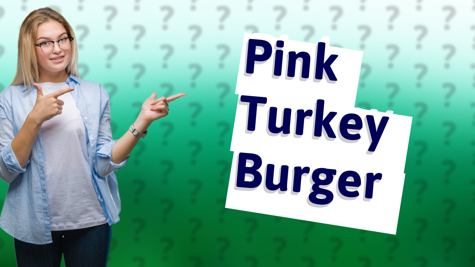 Pink Turkey Burger