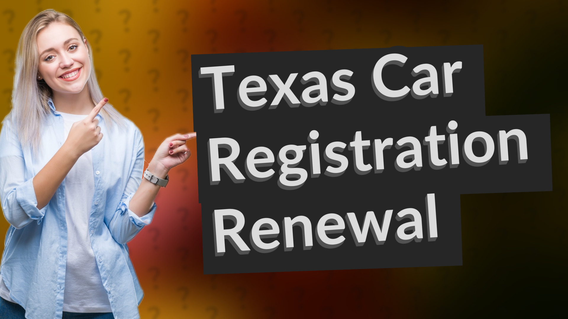 Texas Car Registration Renewal