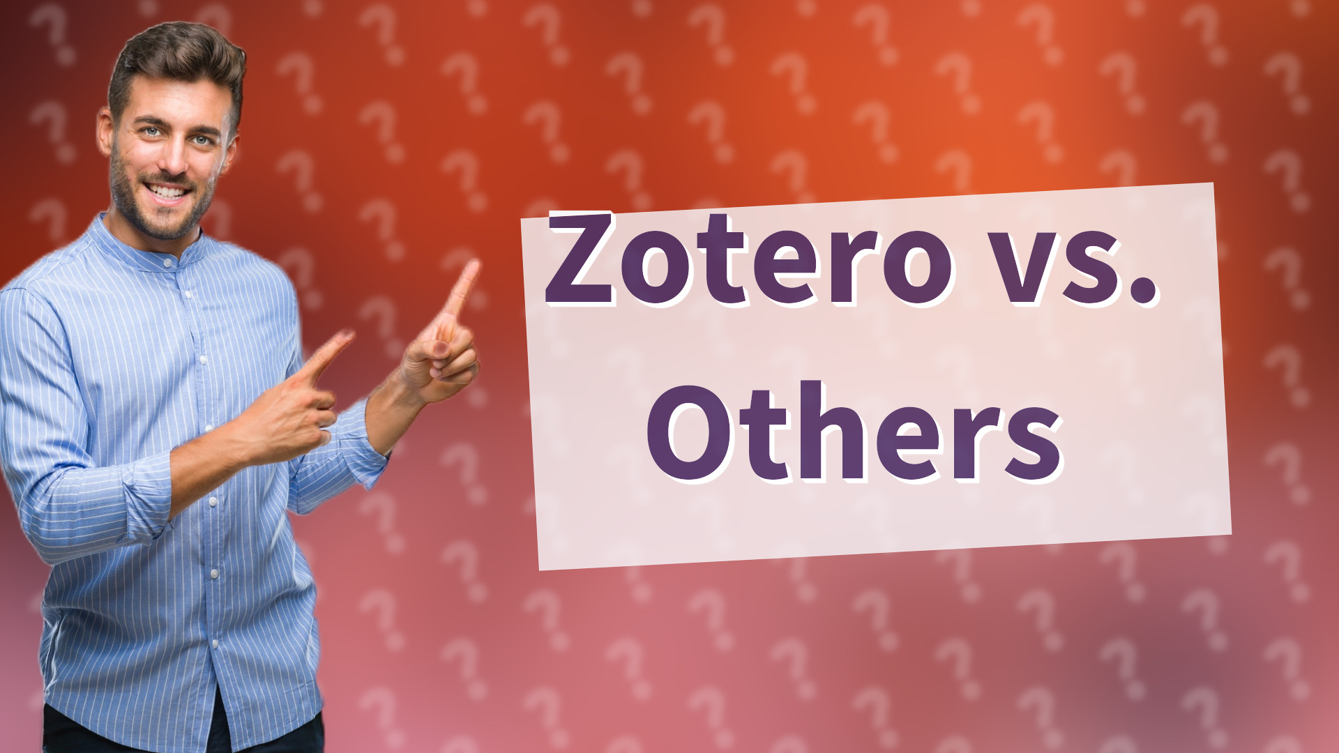 Zotero vs. Others