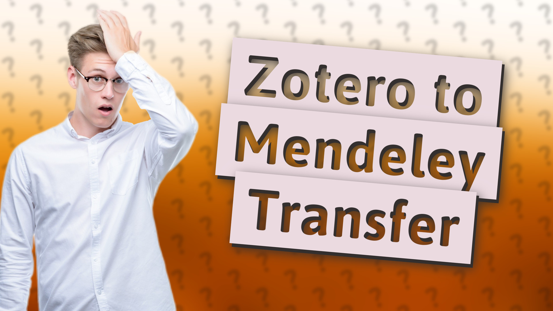 Zotero to Mendeley Transfer