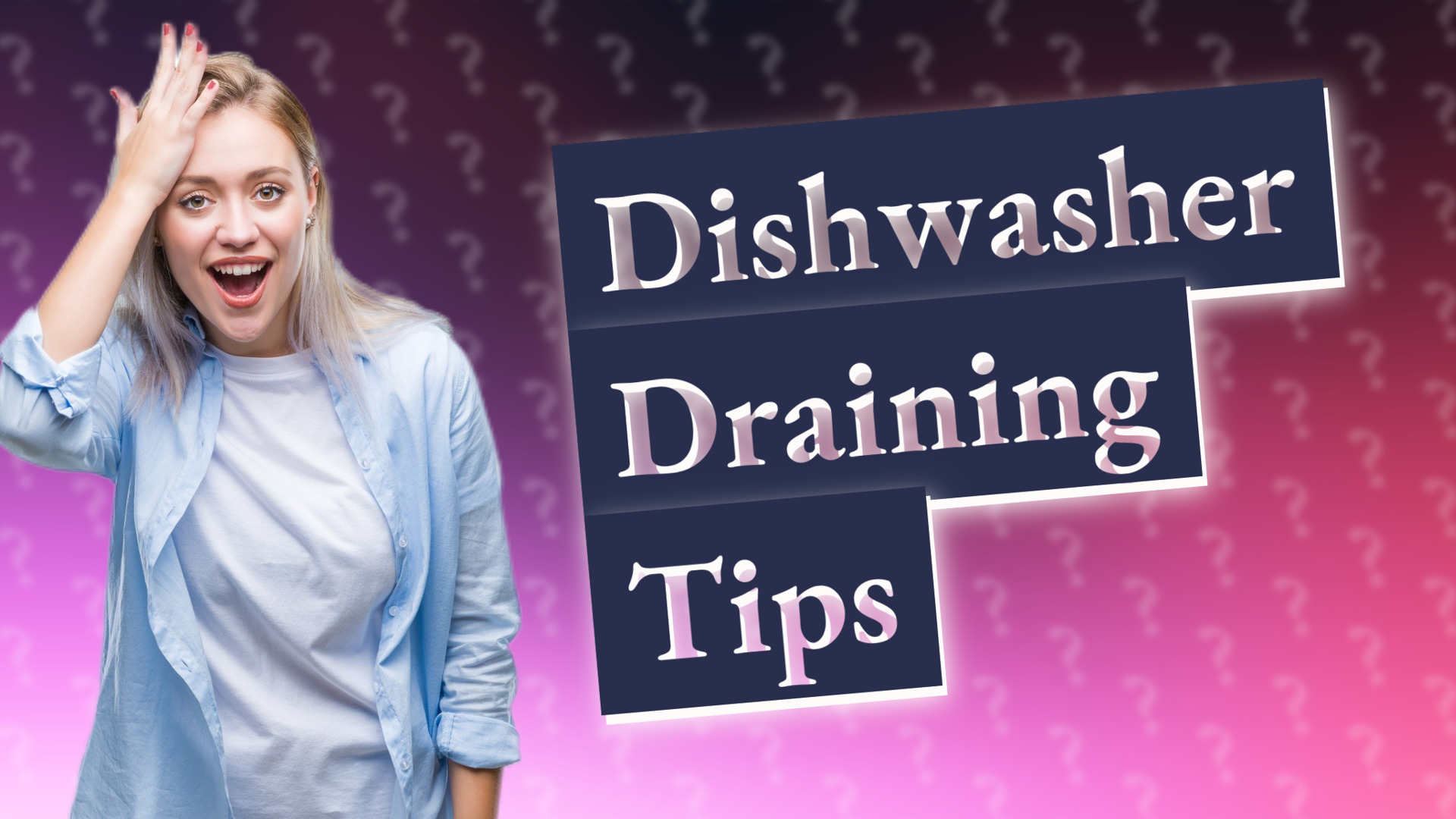 Dishwasher Draining Tips