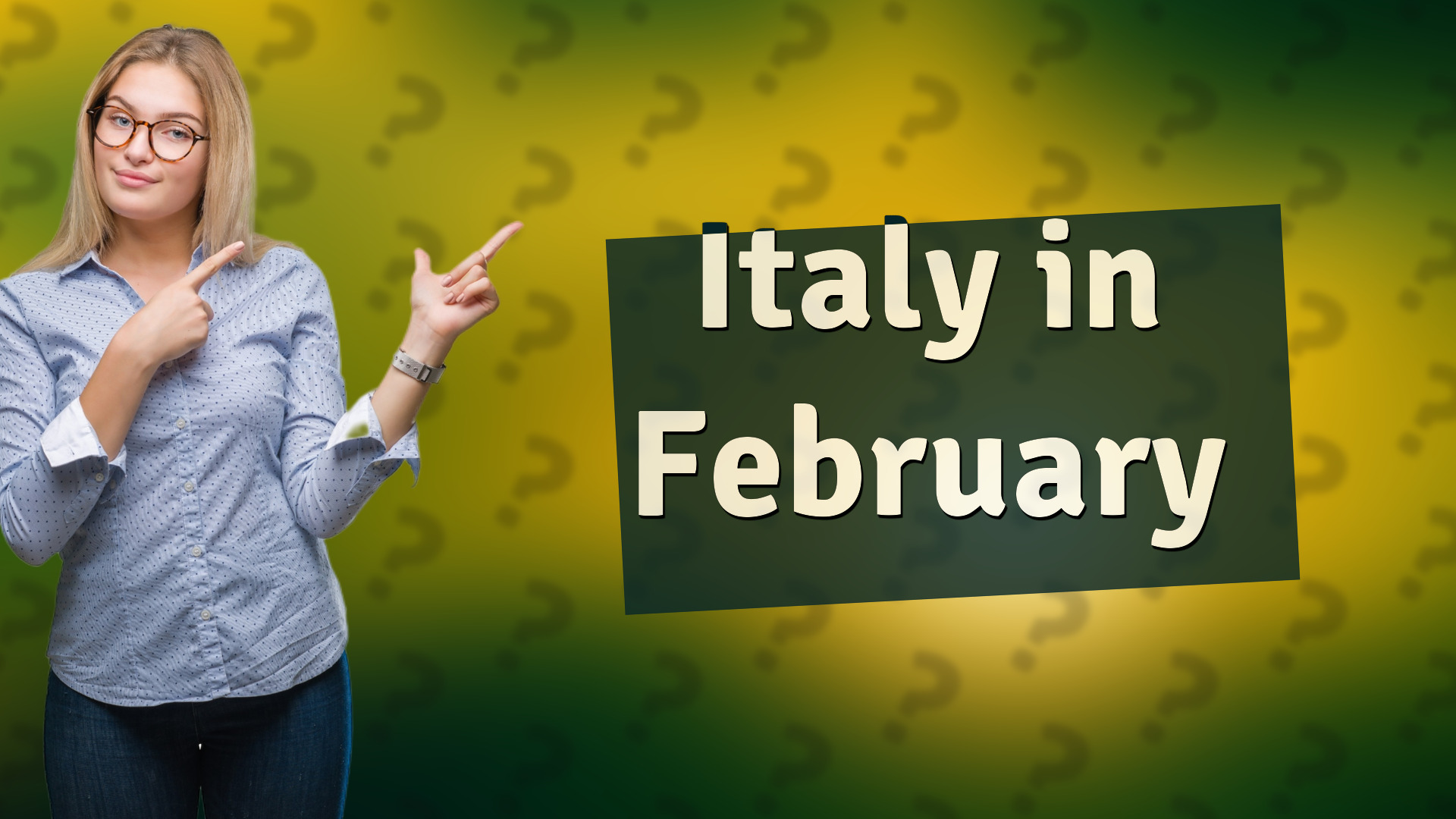 Italy in February