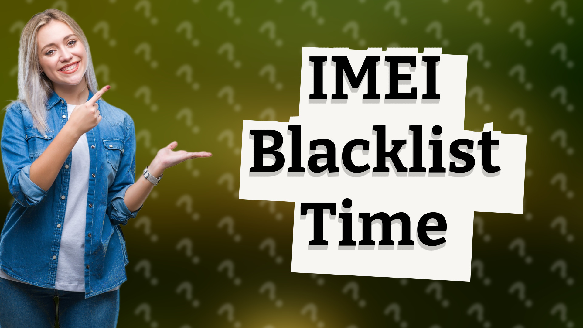 IMEI Blacklist Time