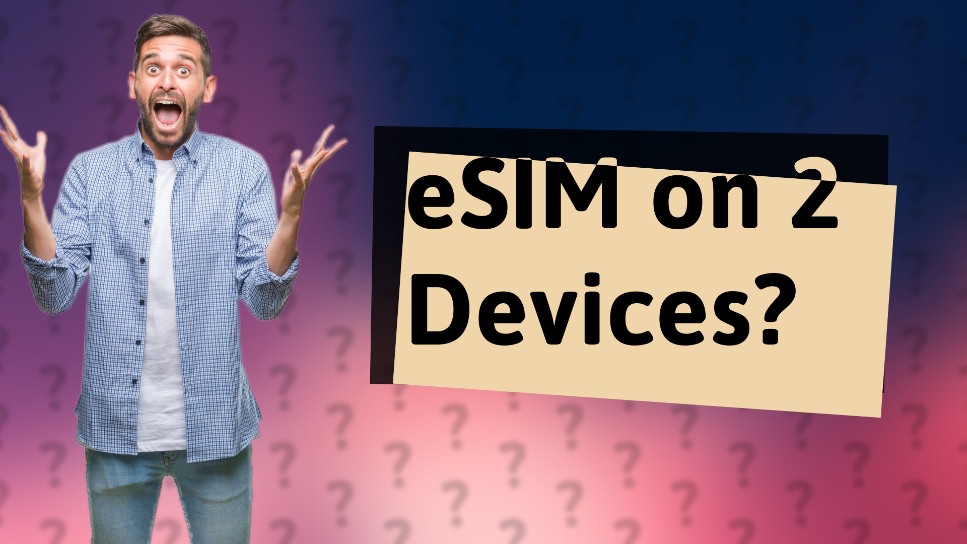eSIM on 2 Devices?