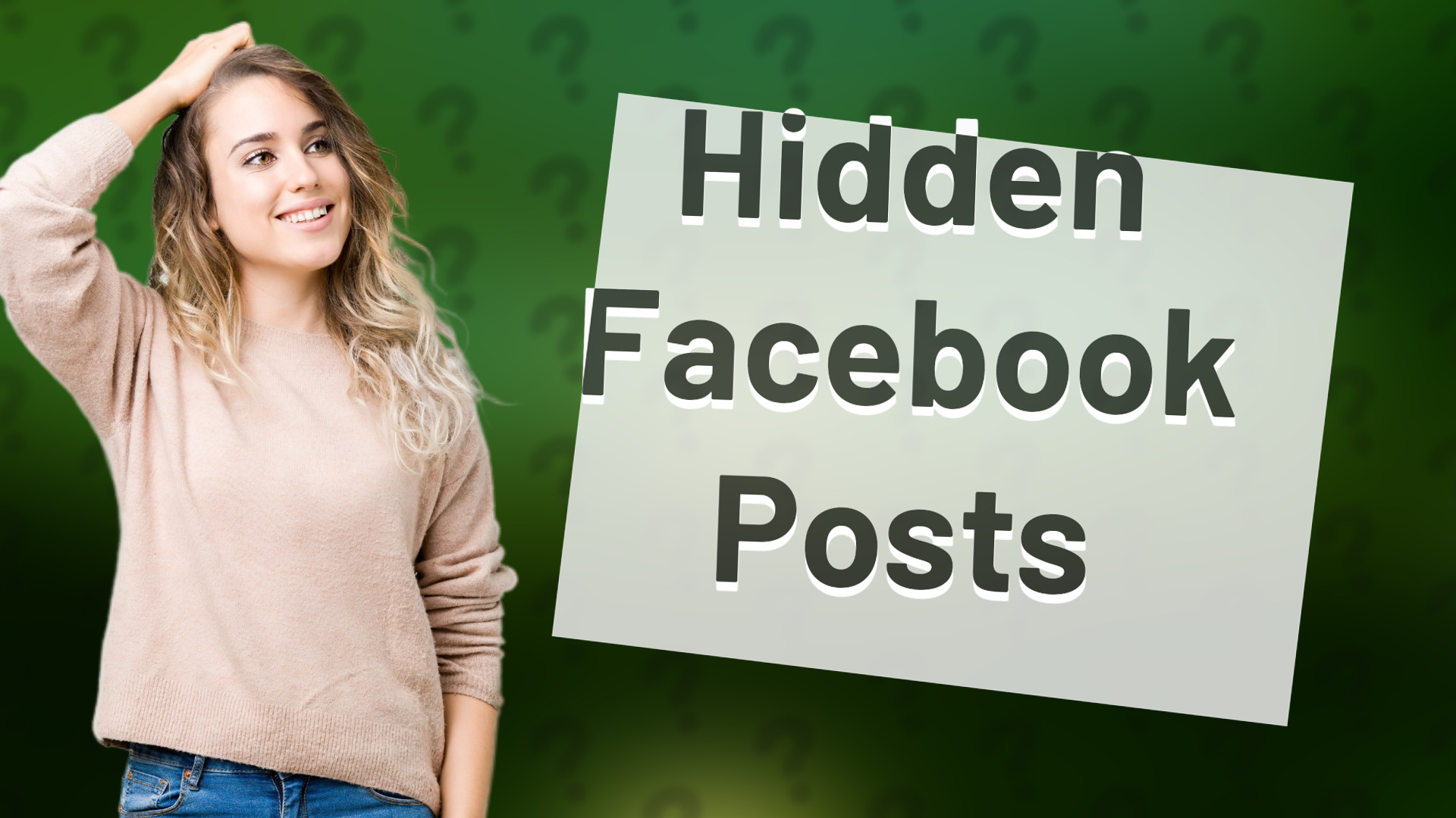 Hidden Facebook Posts