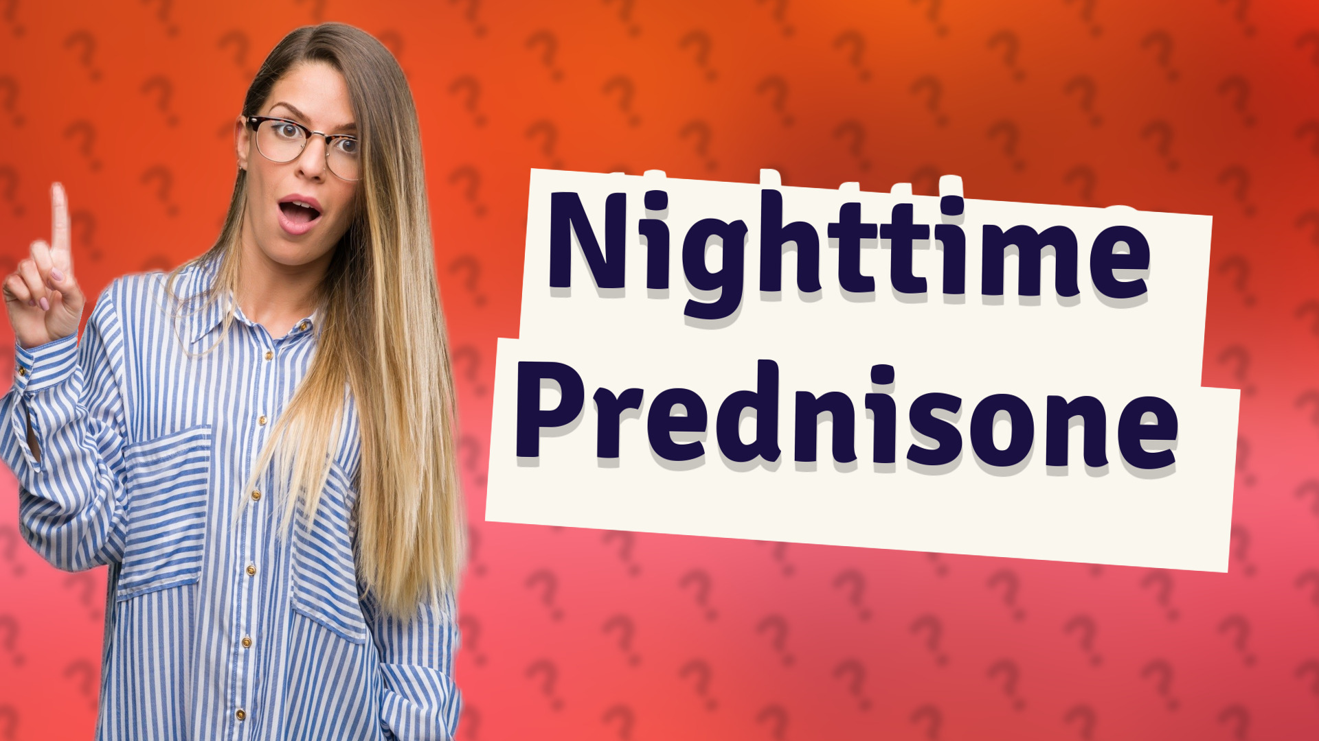 Nighttime Prednisone