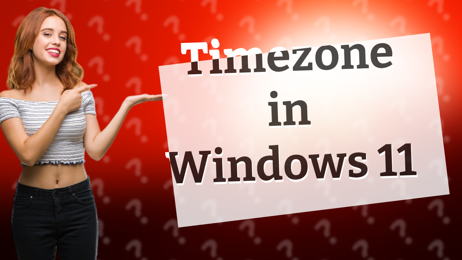 Timezone in Windows 11