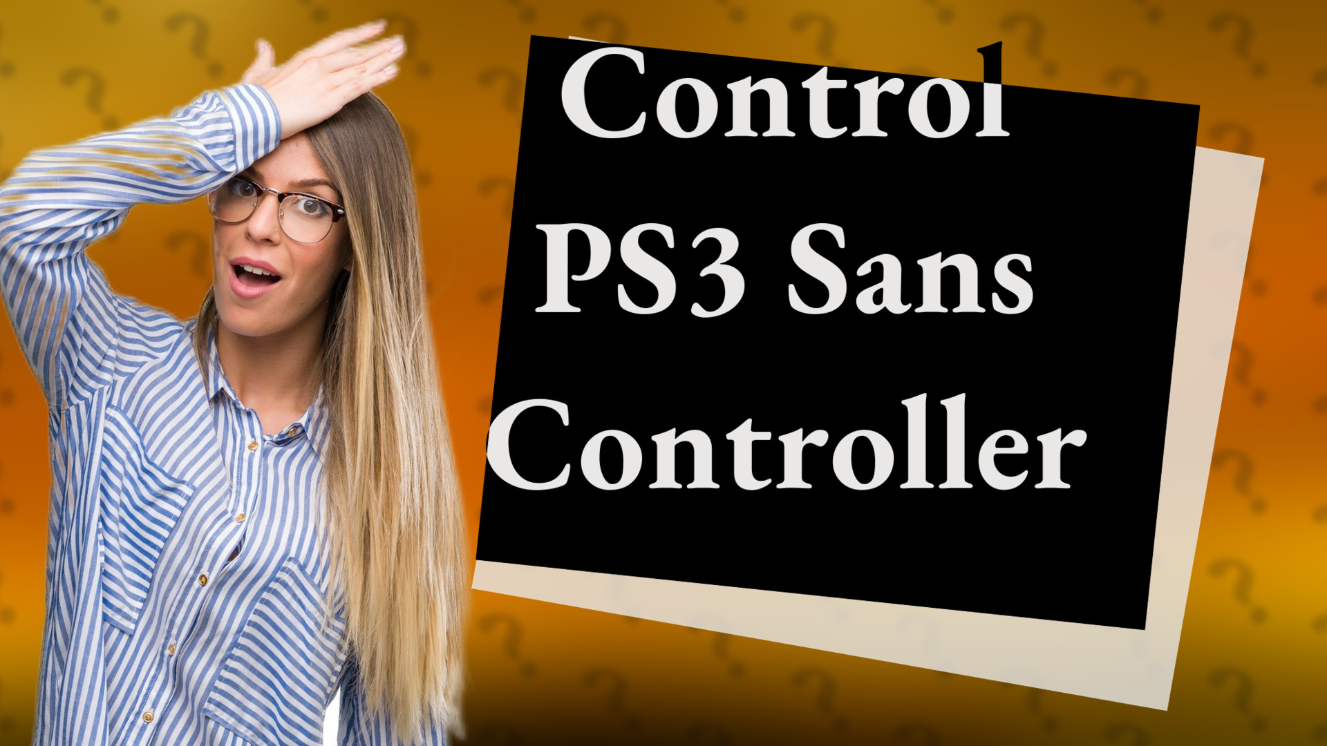 Control PS3 Sans Controller