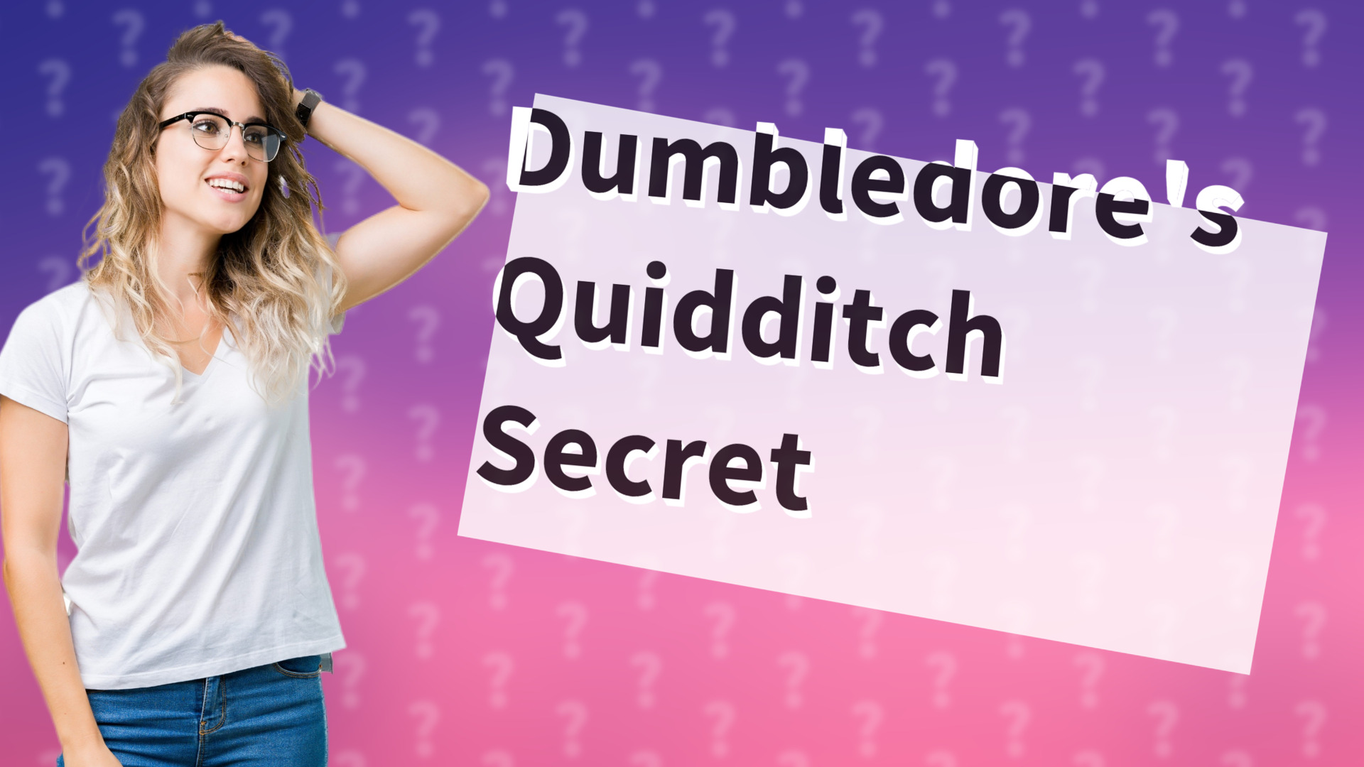 Dumbledore's Quidditch Secret