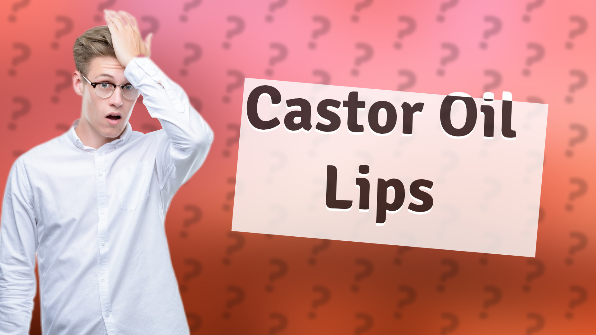 Castor Oil Lips