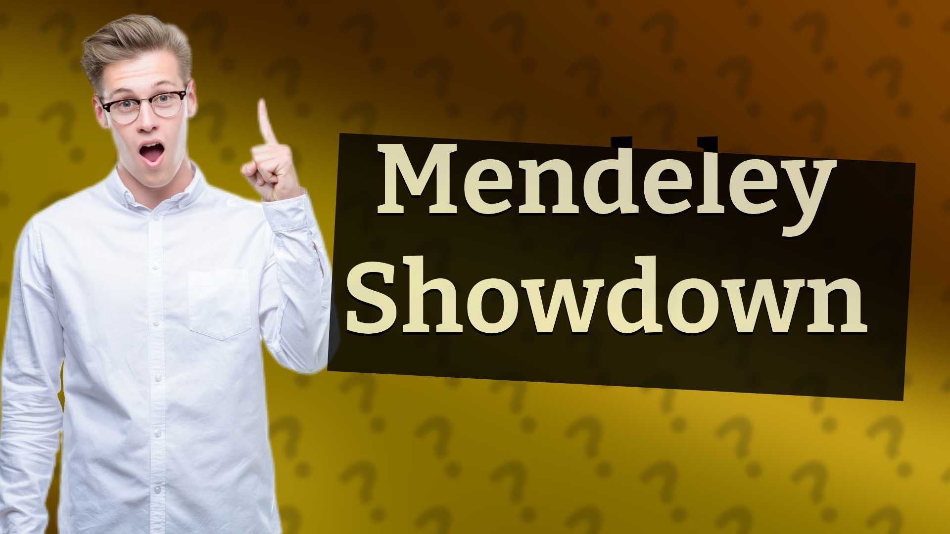 Mendeley Showdown