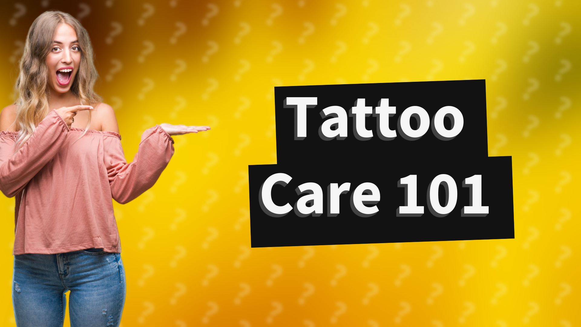 Tattoo Care 101