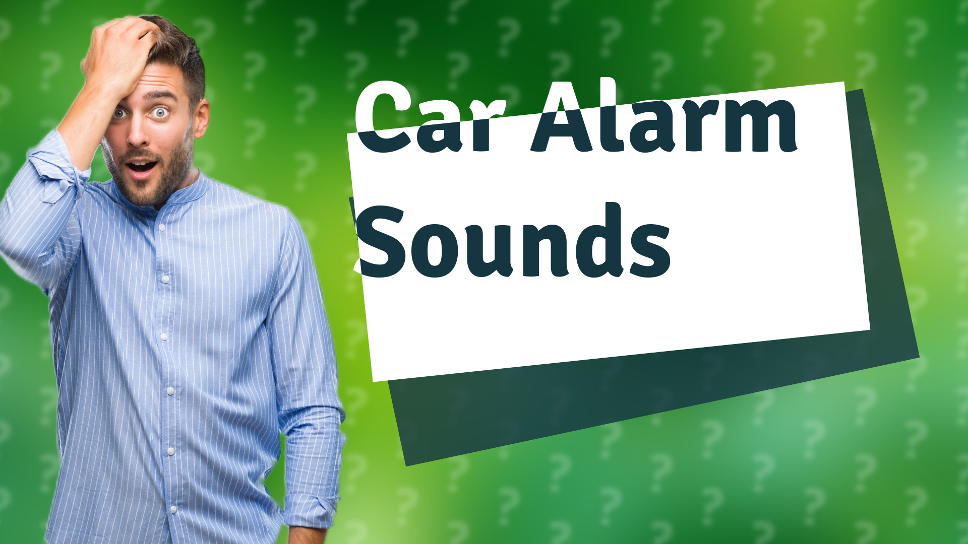 Car Alarm Sounds