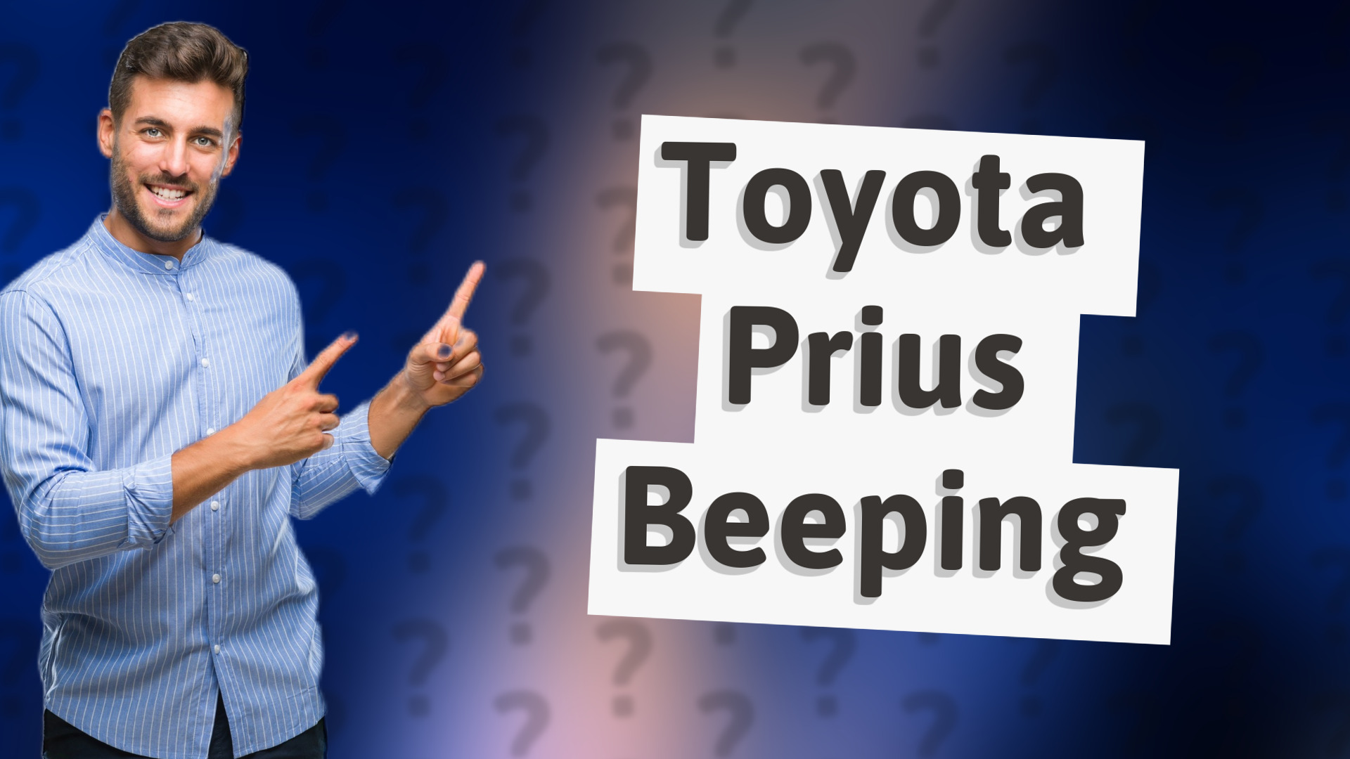 Toyota Prius Beeping