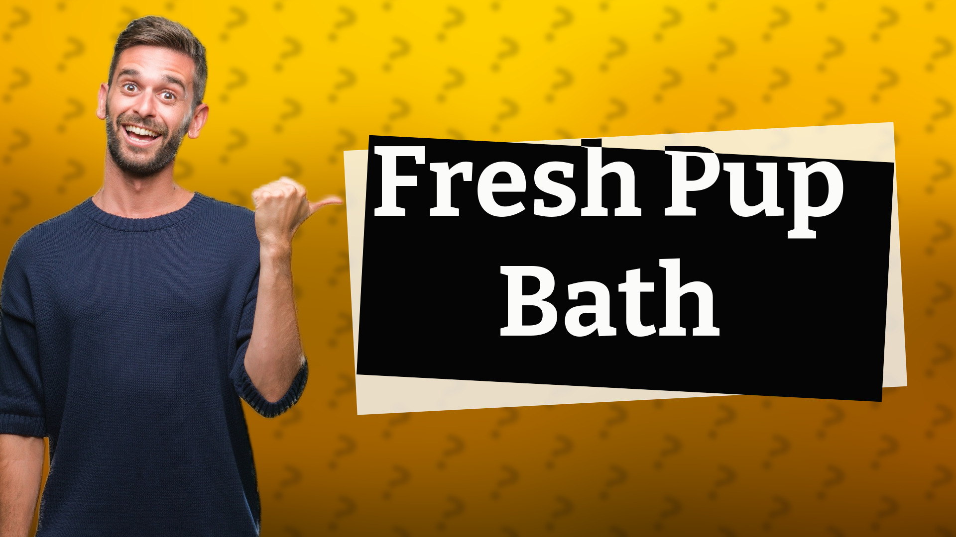 Fresh Pup Bath