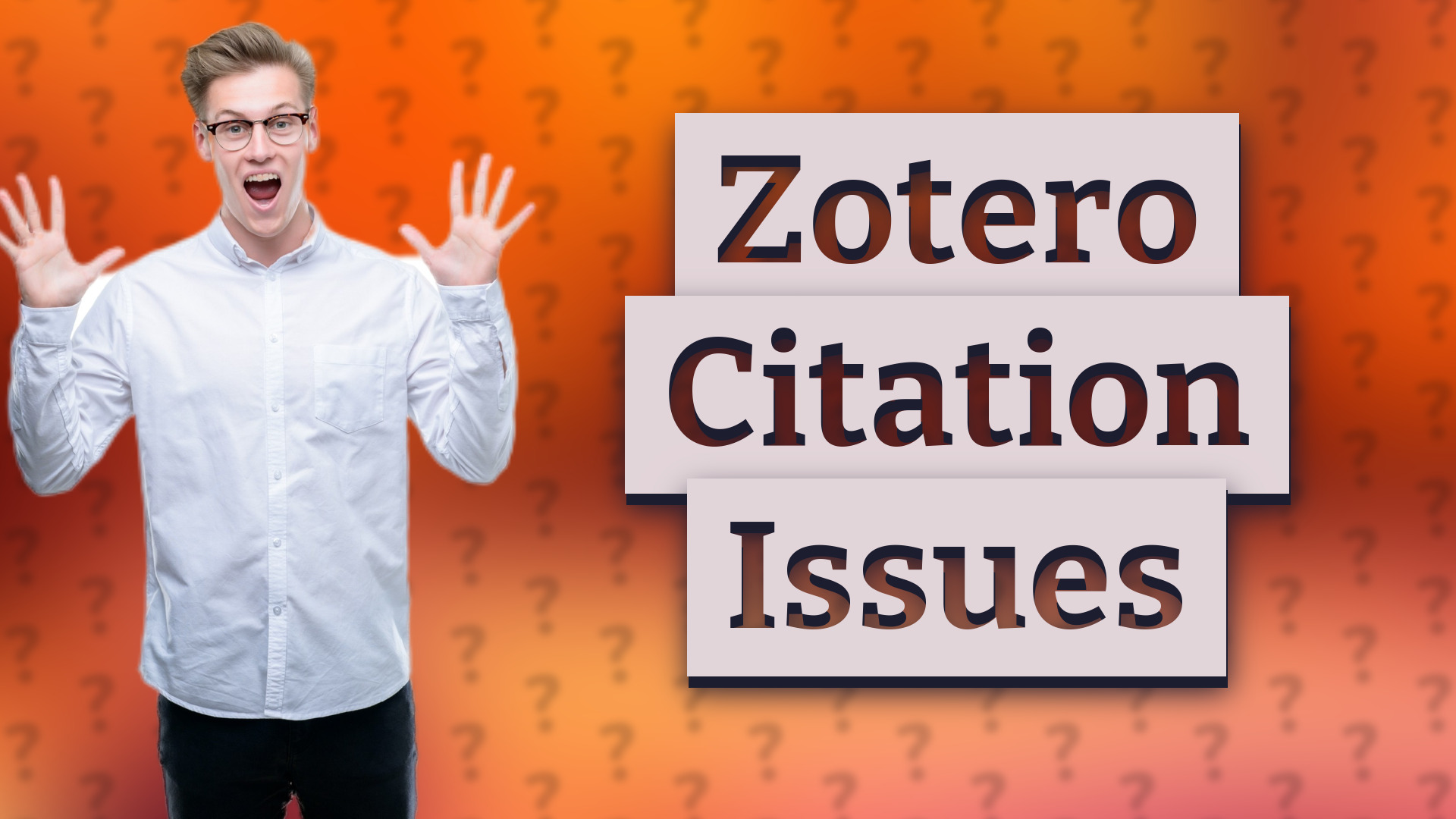Zotero Citation Issues