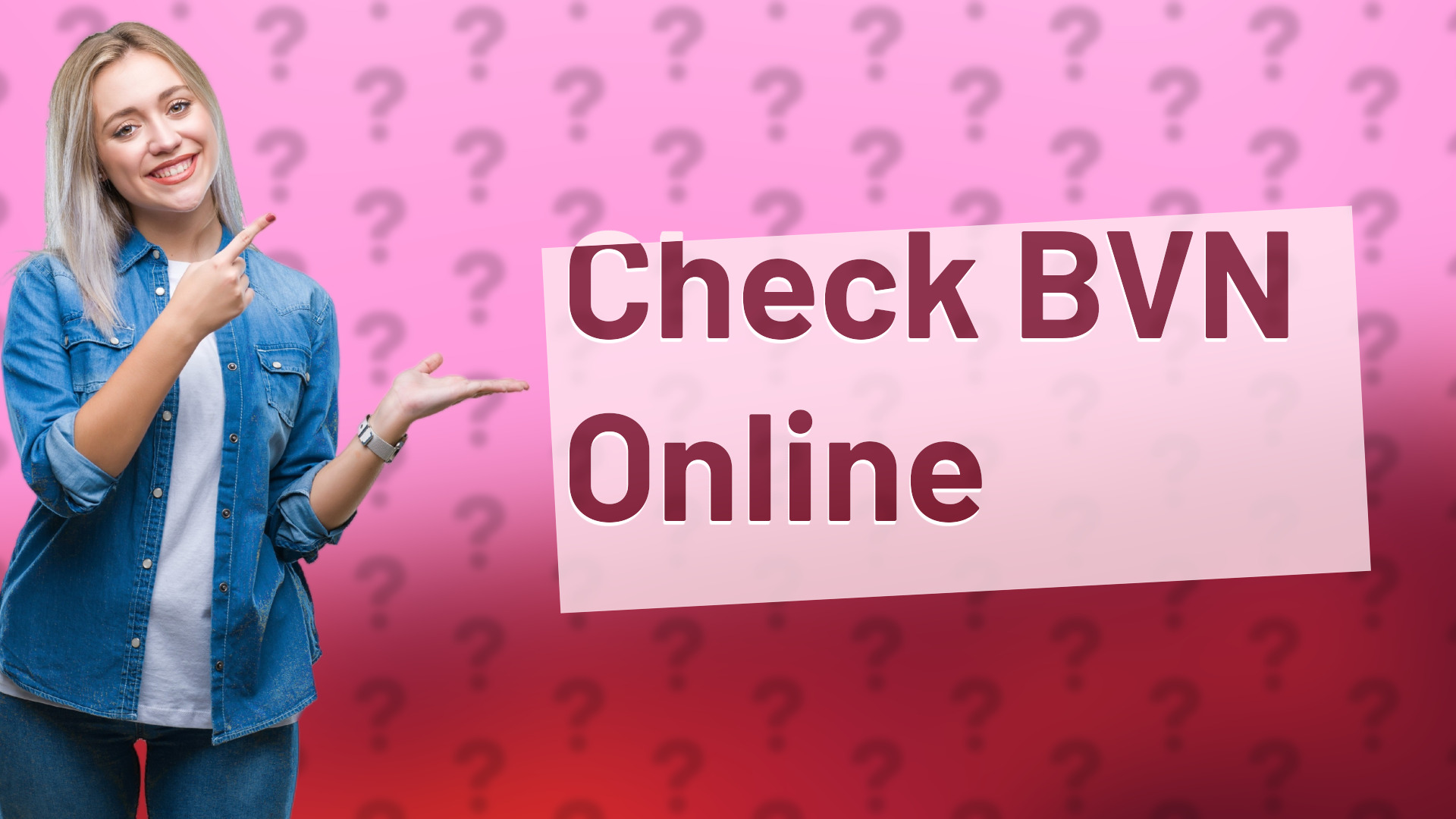 Check BVN Online