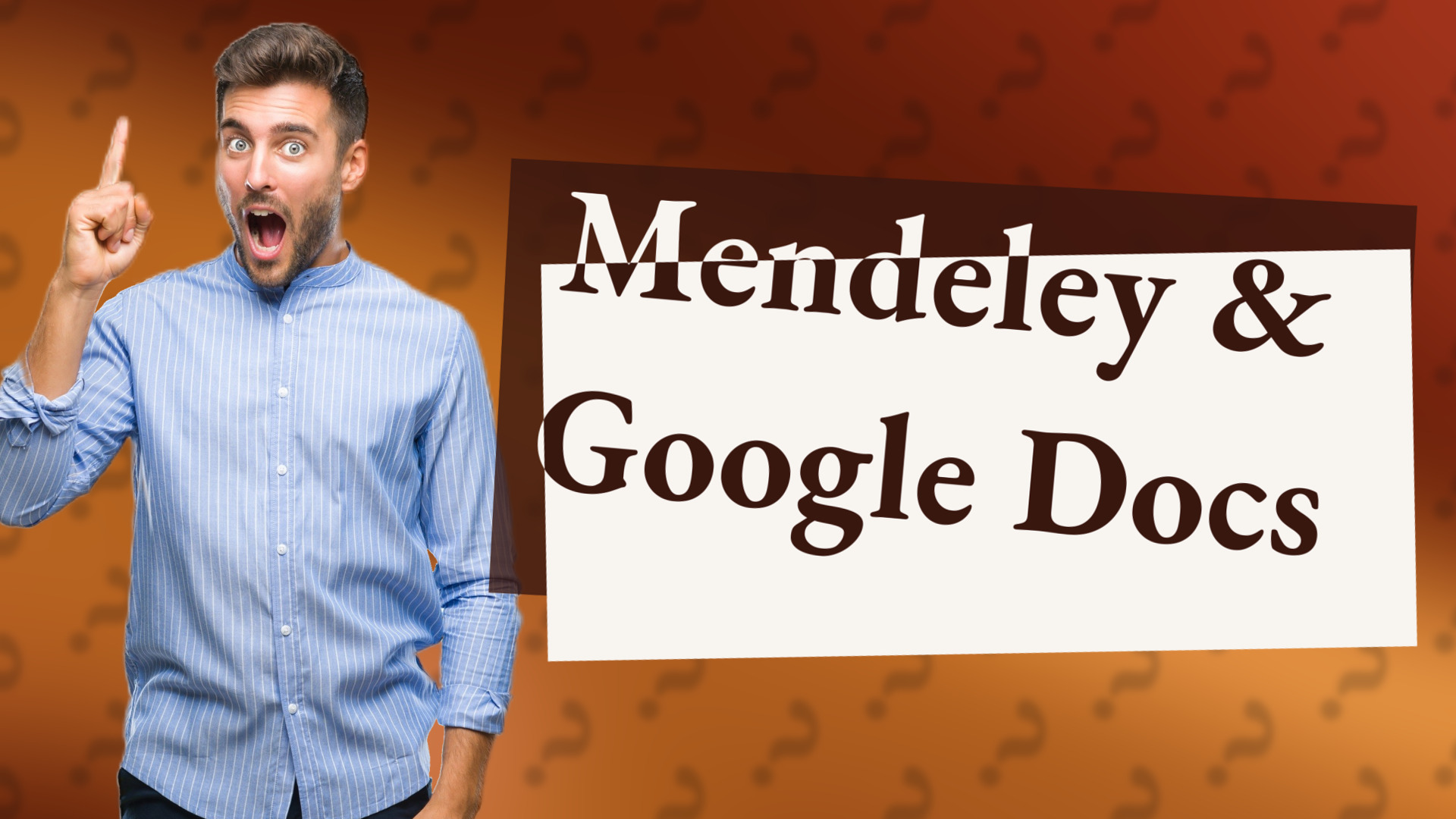 Mendeley & Google Docs