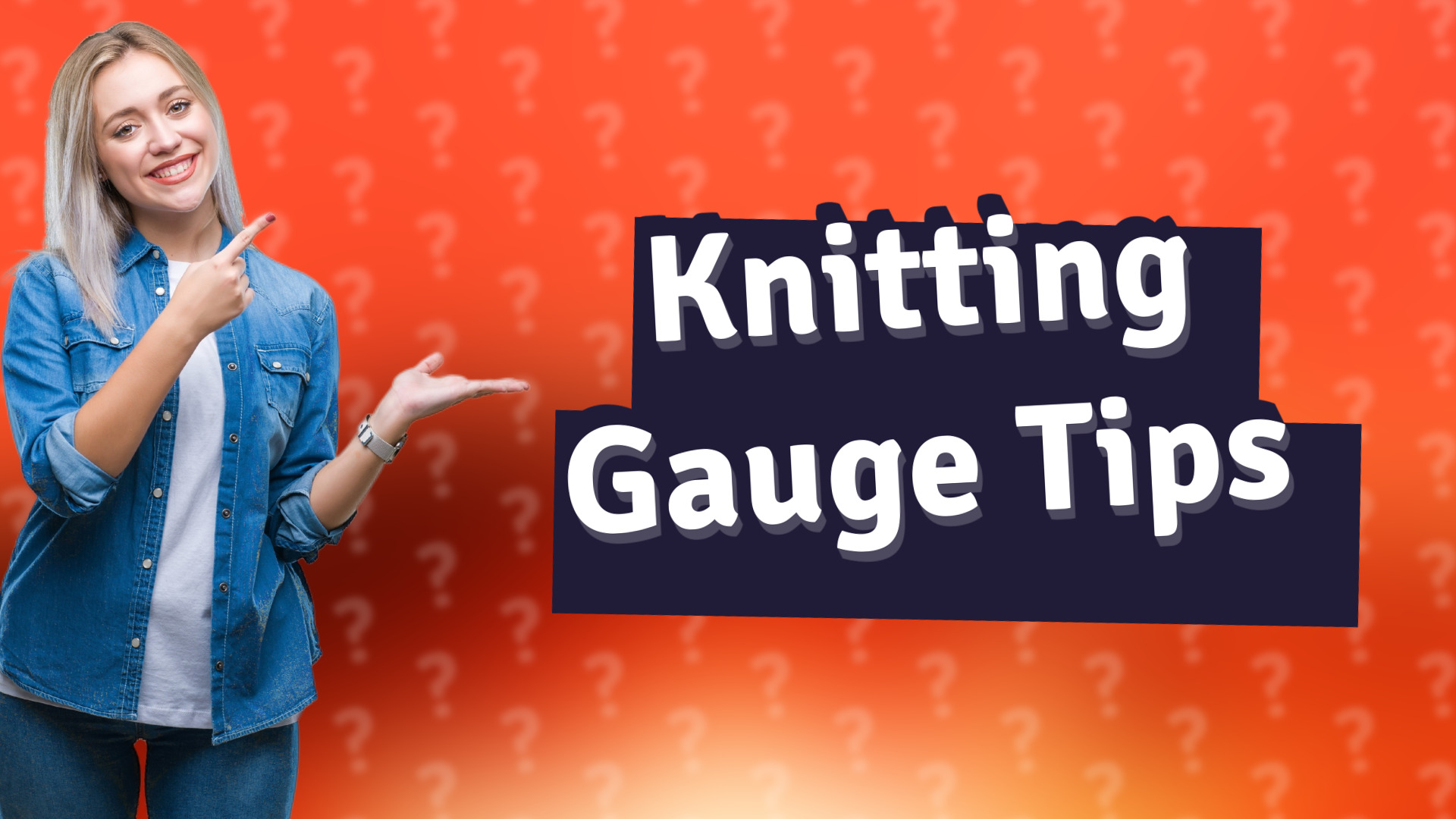 Knitting Gauge Tips