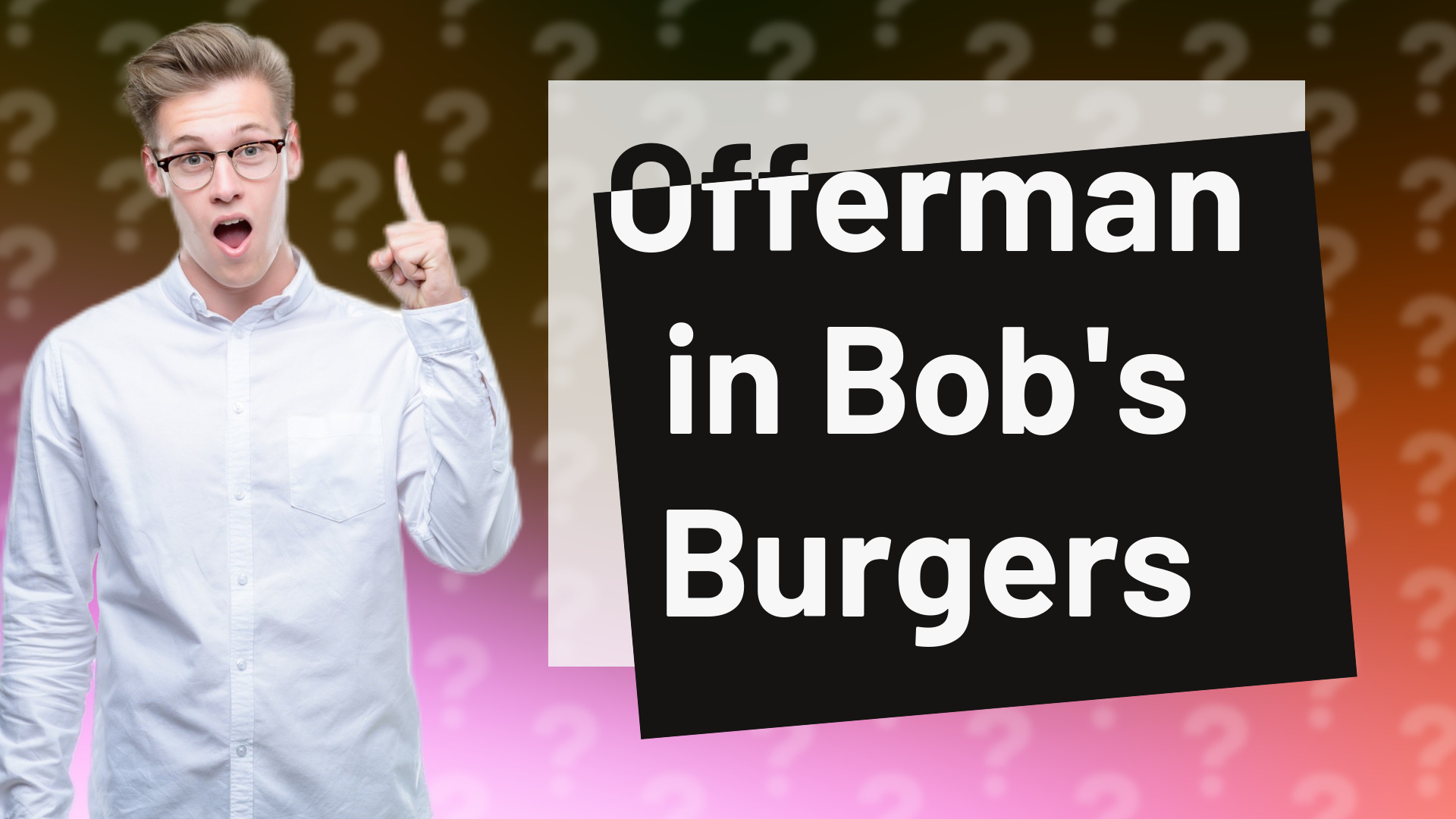 Offerman in Bob's Burgers