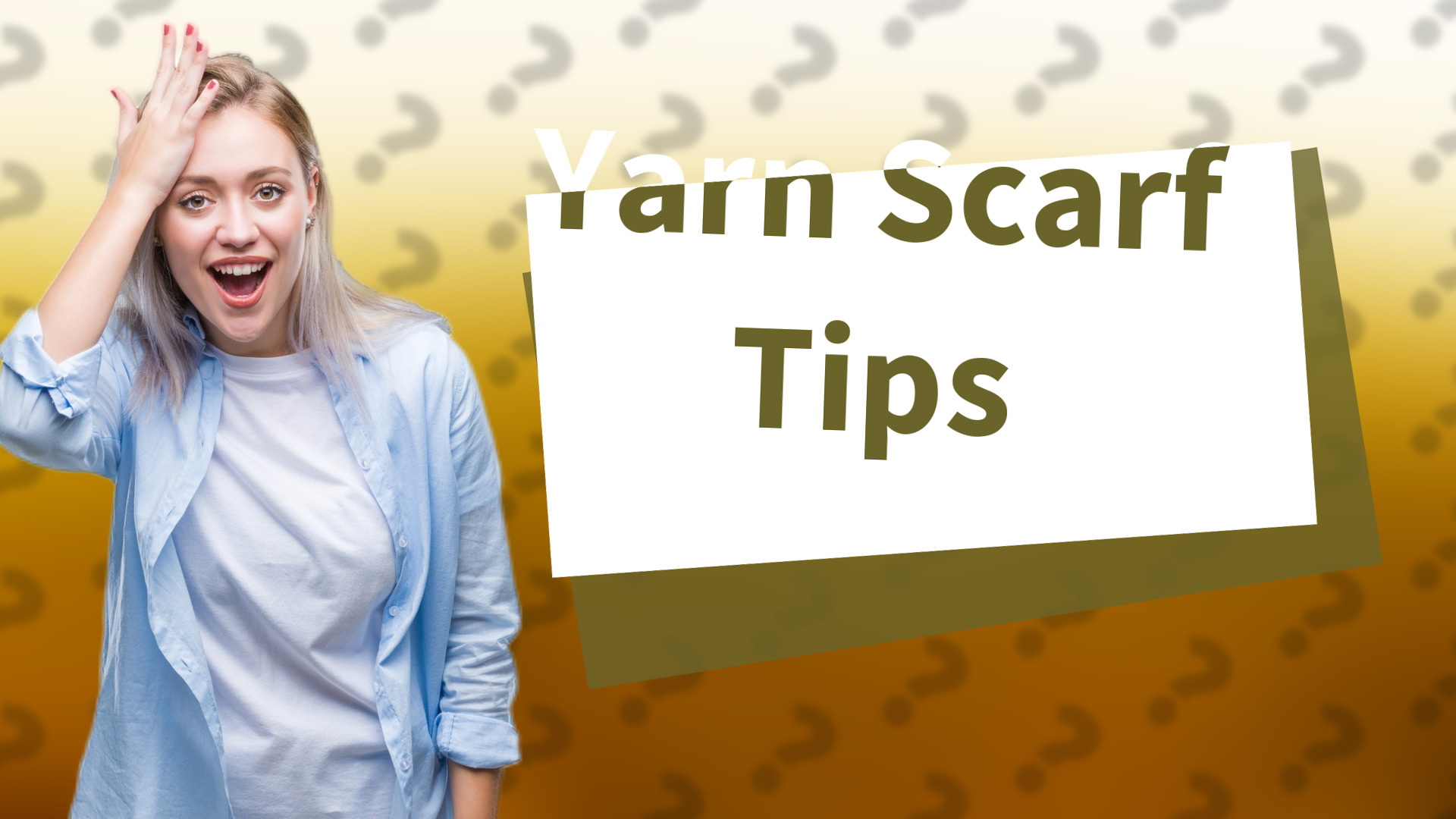 Yarn Scarf Tips