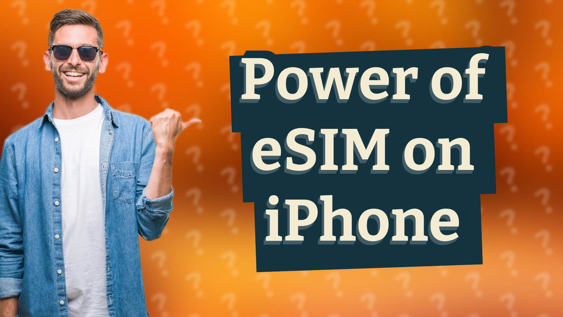 Power of eSIM on iPhone
