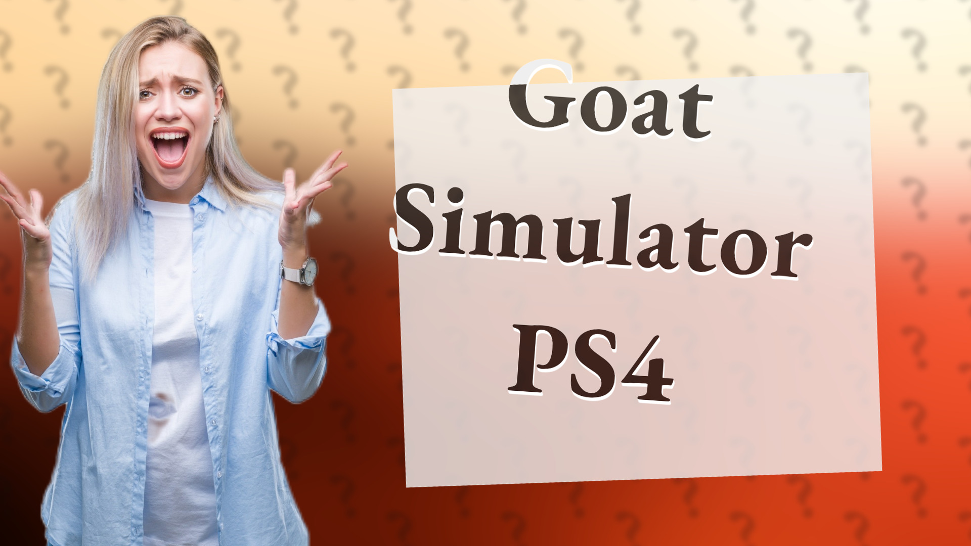 Goat Simulator PS4