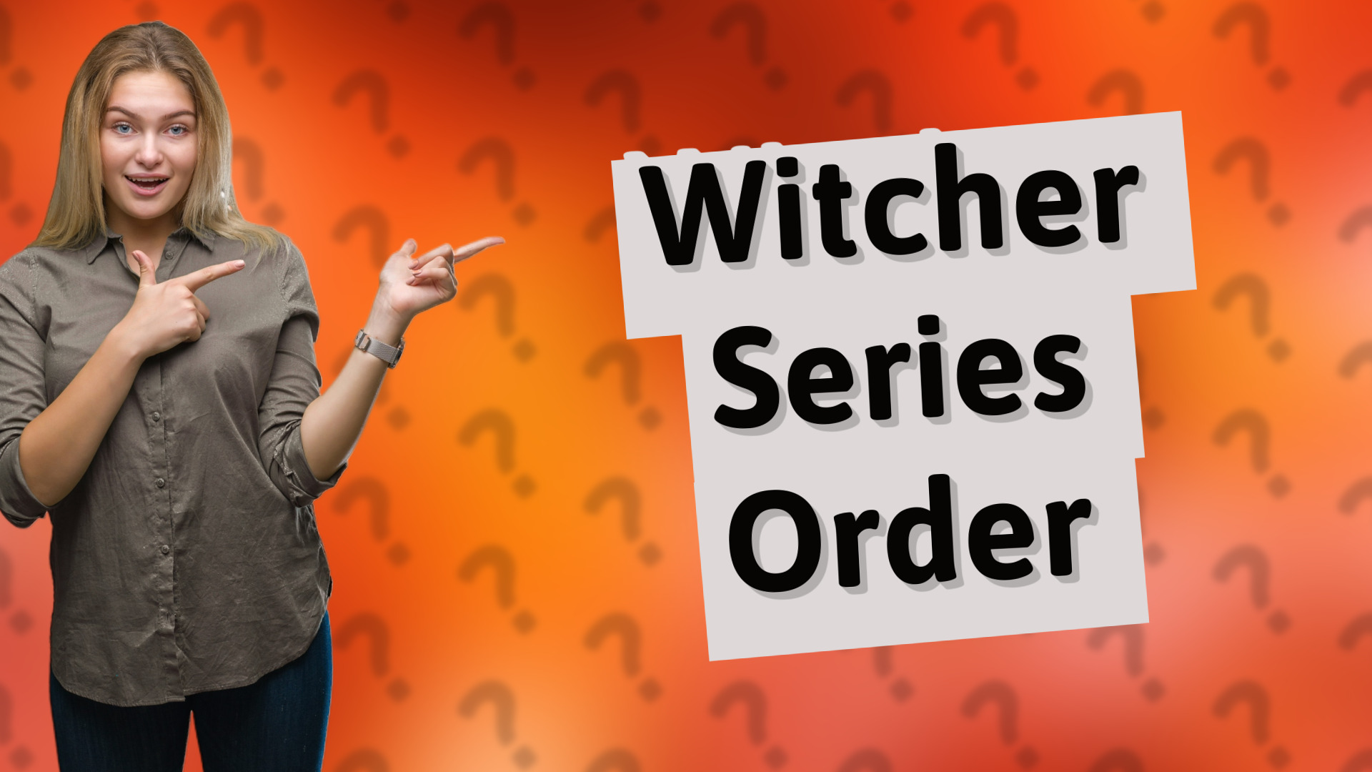 Witcher Series Order