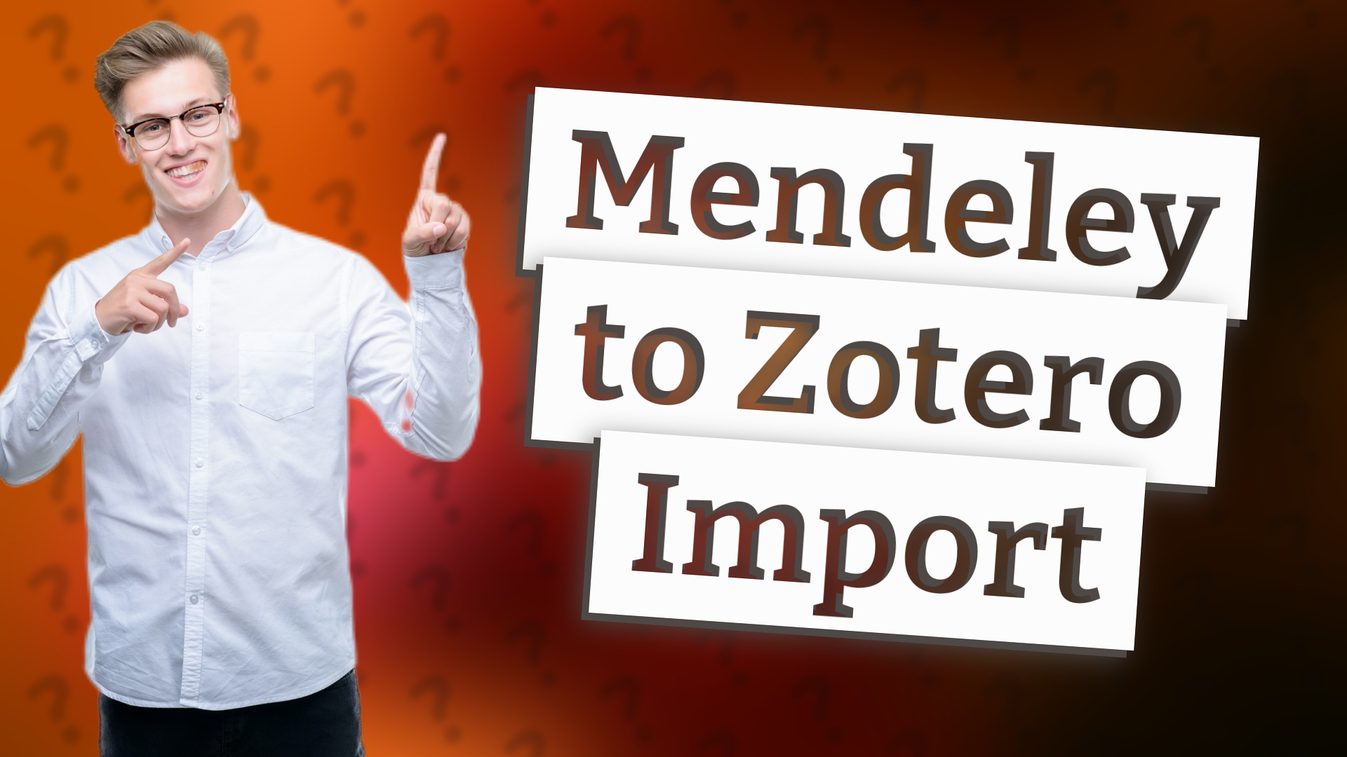 Mendeley to Zotero Import