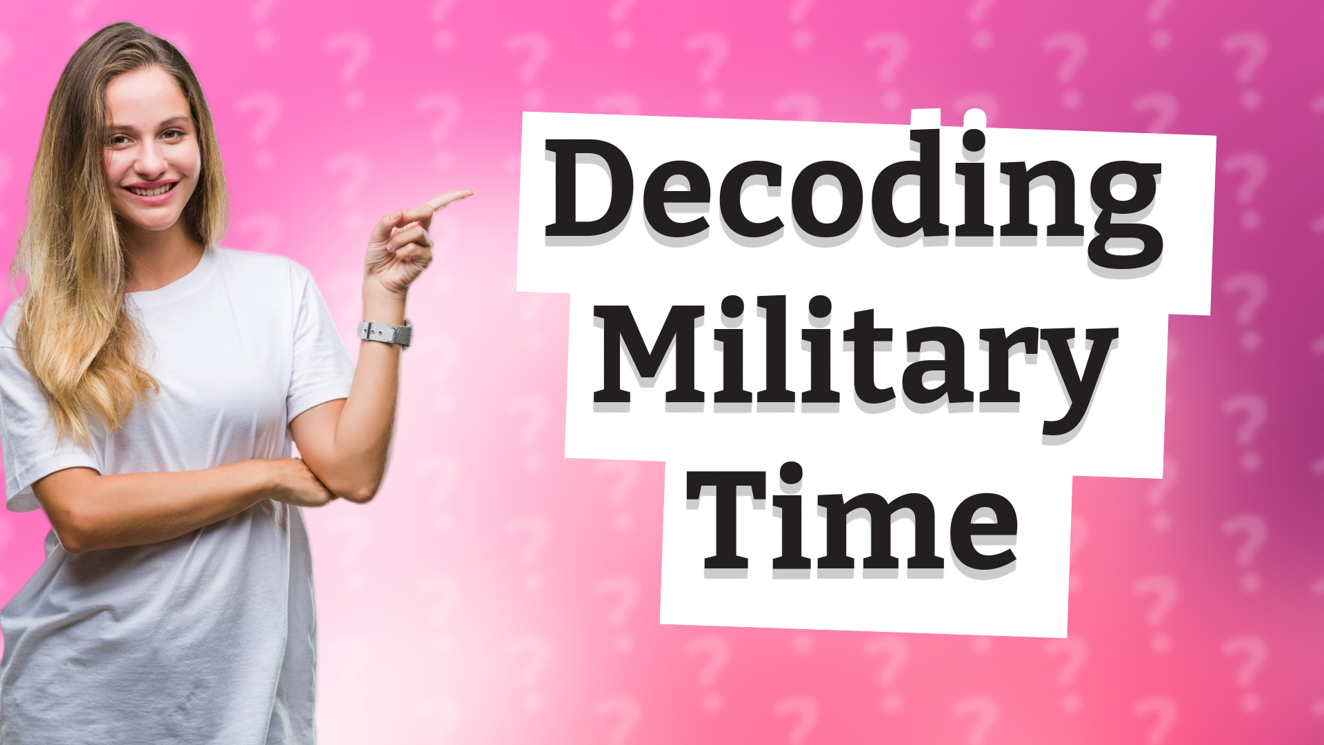 Decoding Military Time