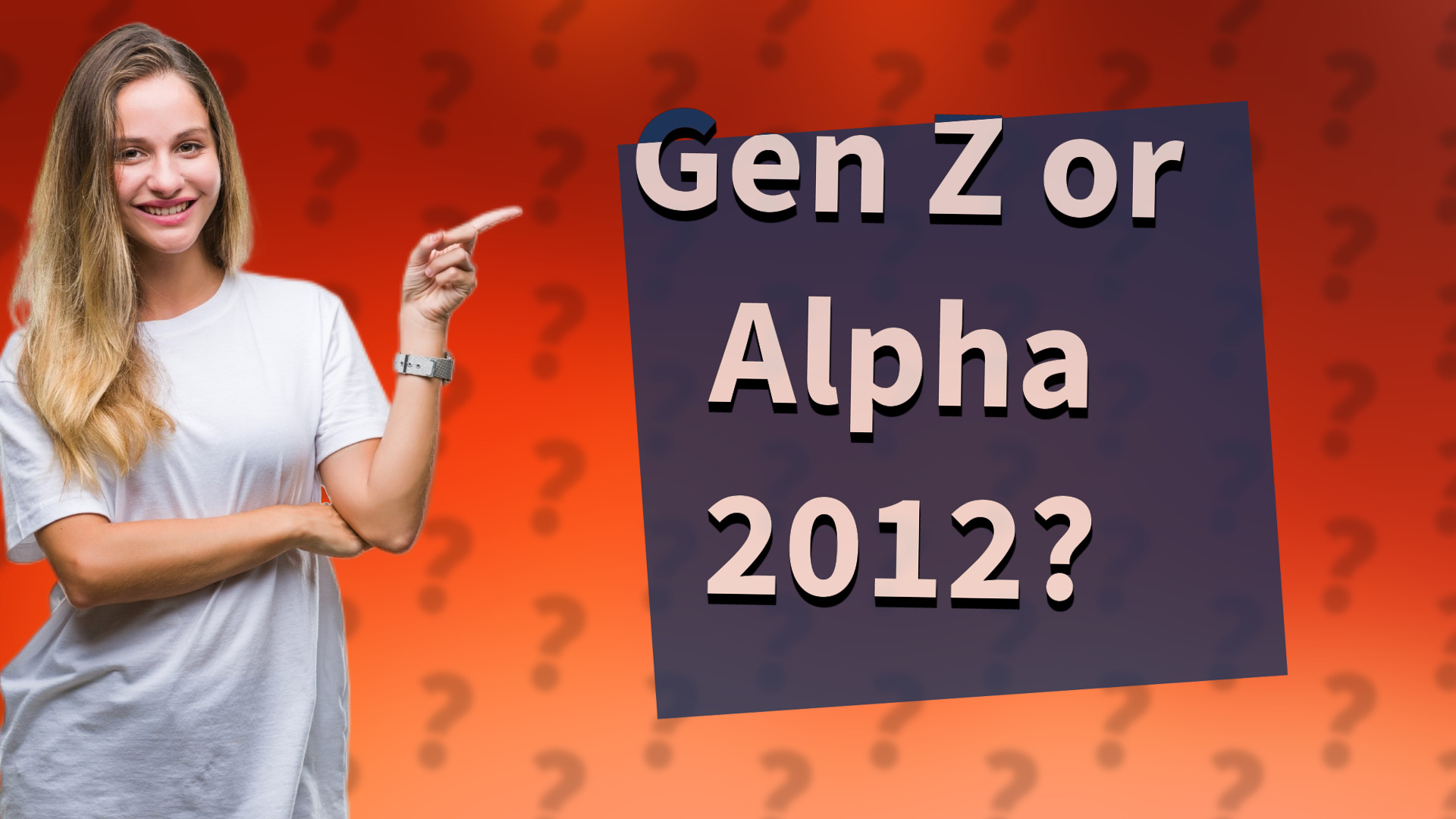 Gen Z or Alpha 2012?