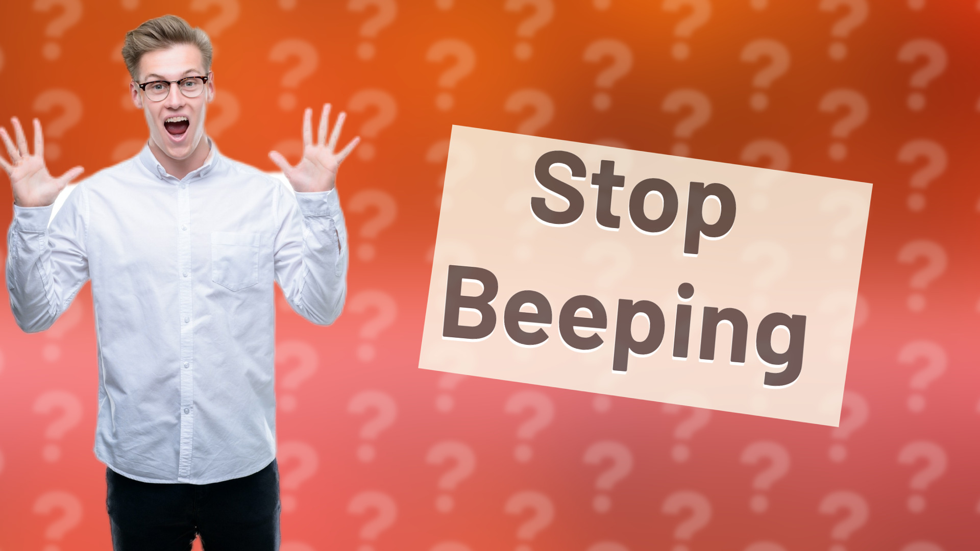 Stop Beeping