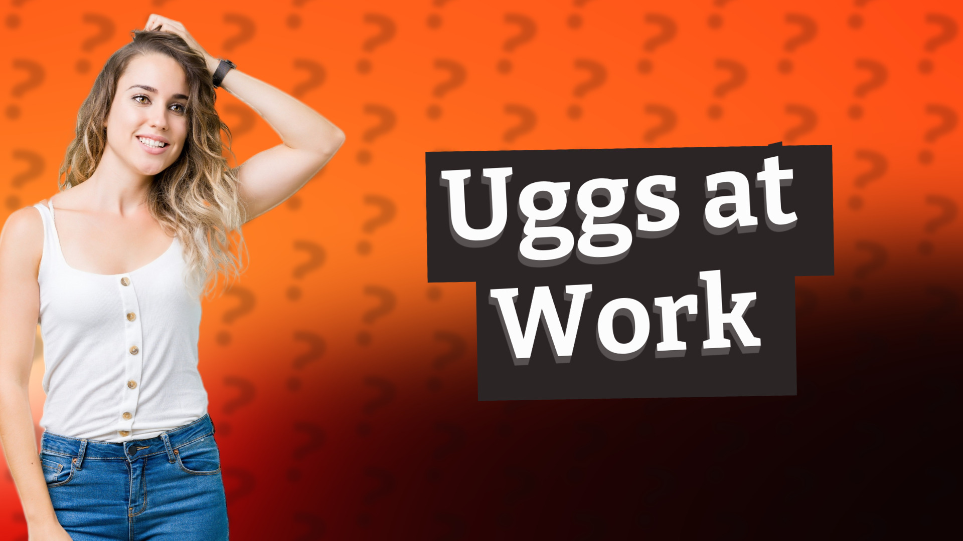 Uggs at Work