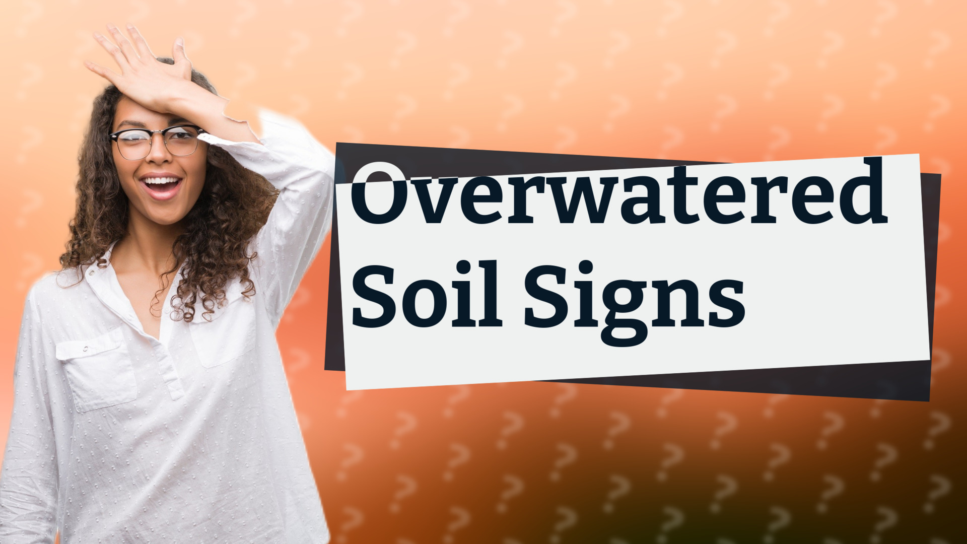 Overwatered Soil Signs