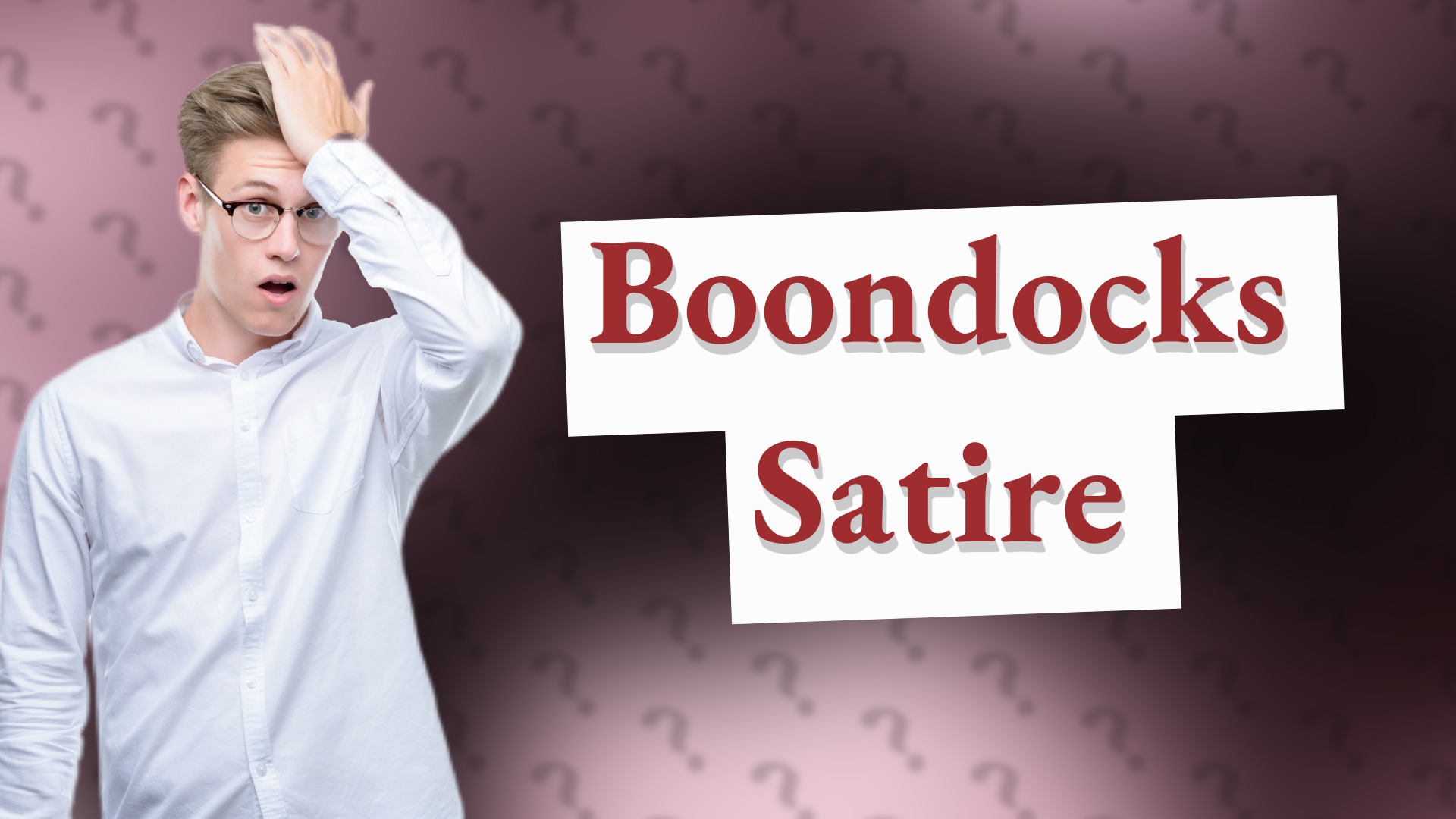 Boondocks Satire
