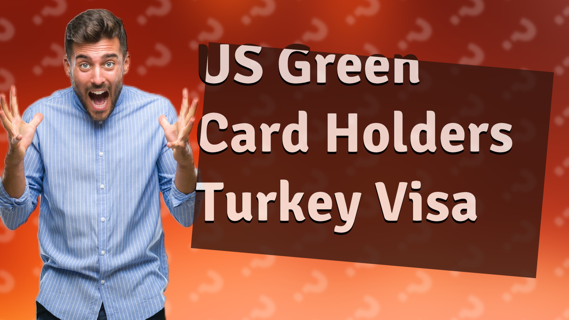 US Green Card Holders Turkey Visa